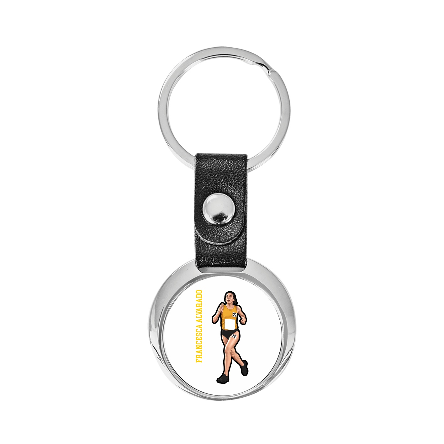 Key Chain — Name Vertical in Classic