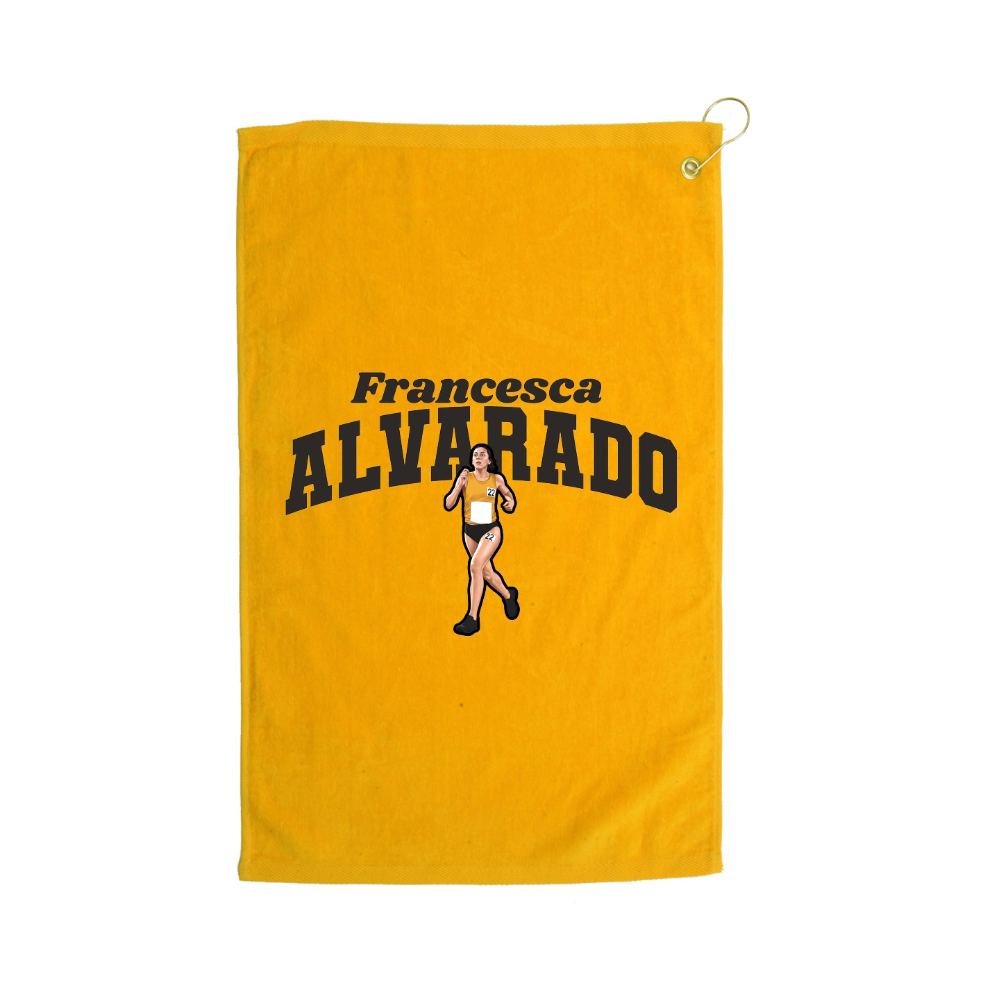 Golf Towel — Signature Arch in Gold
