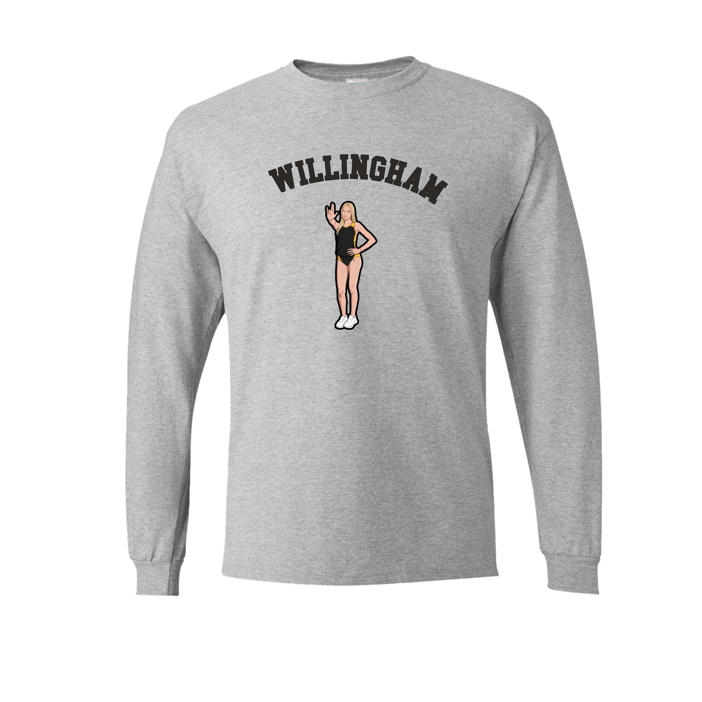 Long Sleeve Tee — Shirsey Arch in Grey