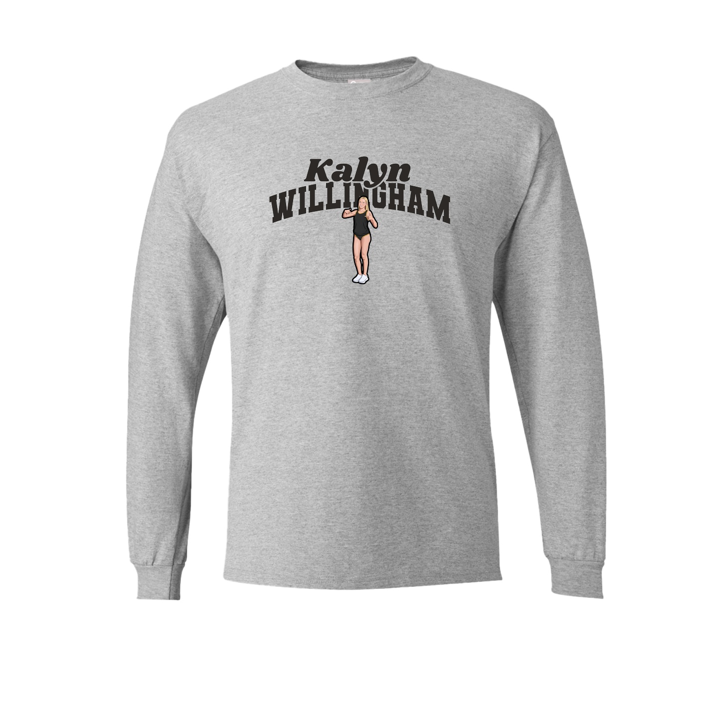 Long Sleeve Tee — Signature Arch in Grey