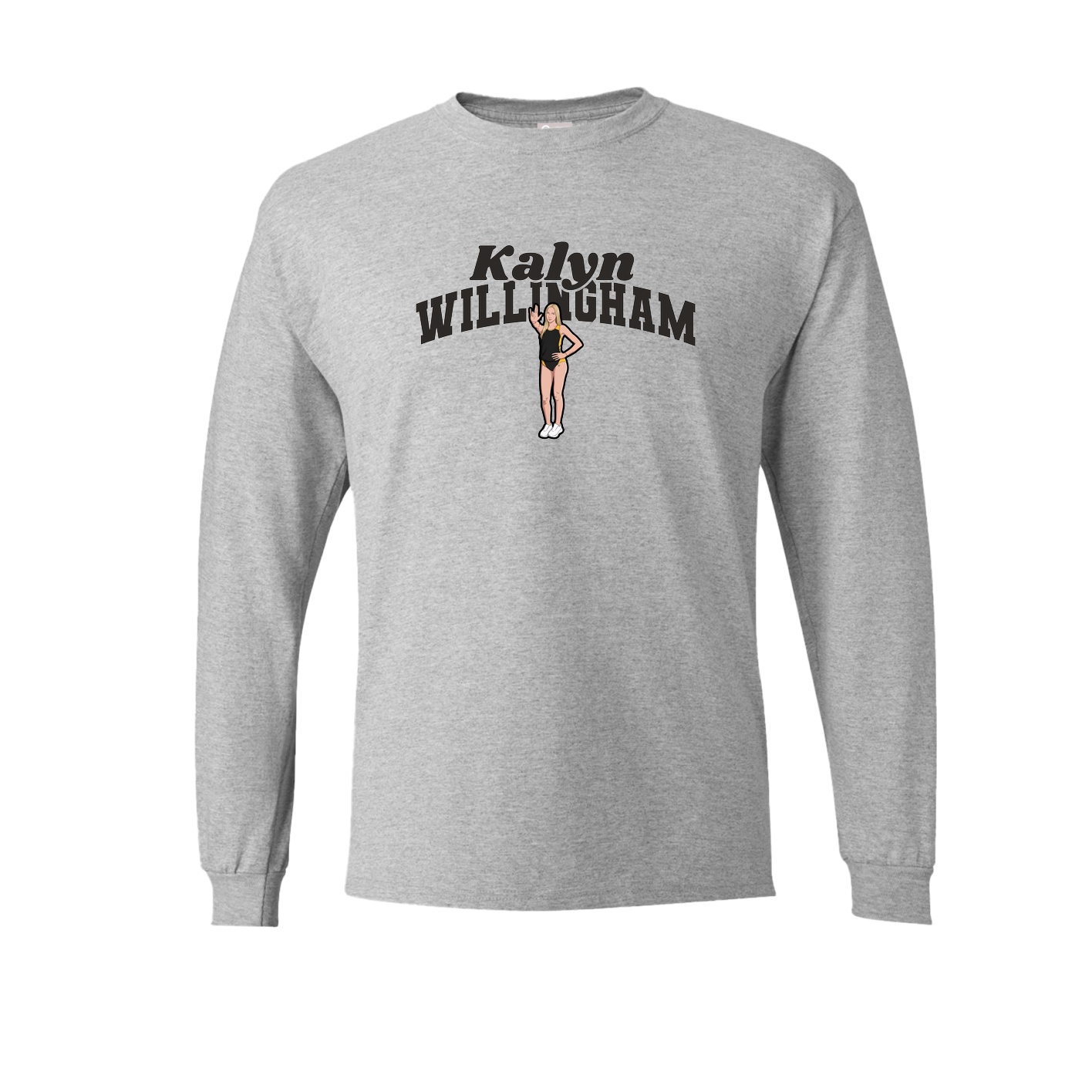 Long Sleeve Tee — Signature Arch in Grey