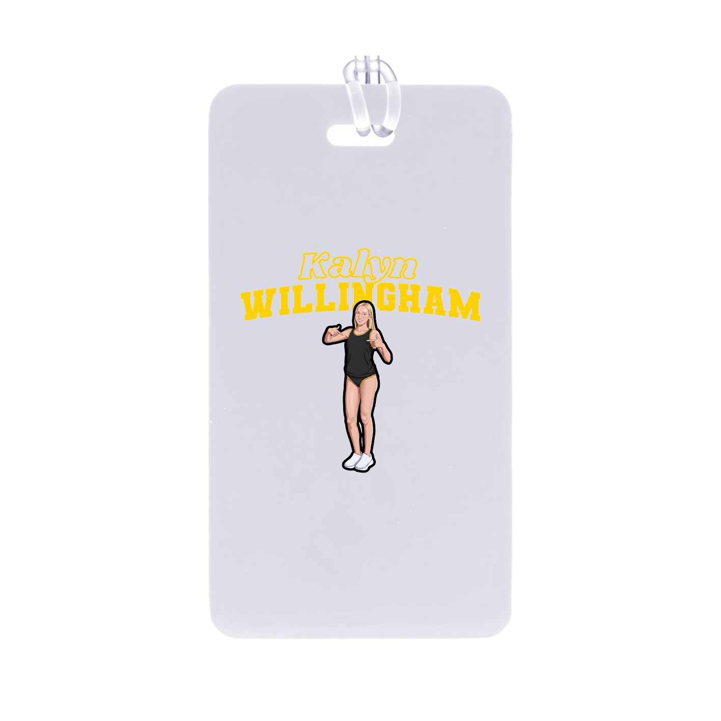 Bag Tag — Name Arch in Classic