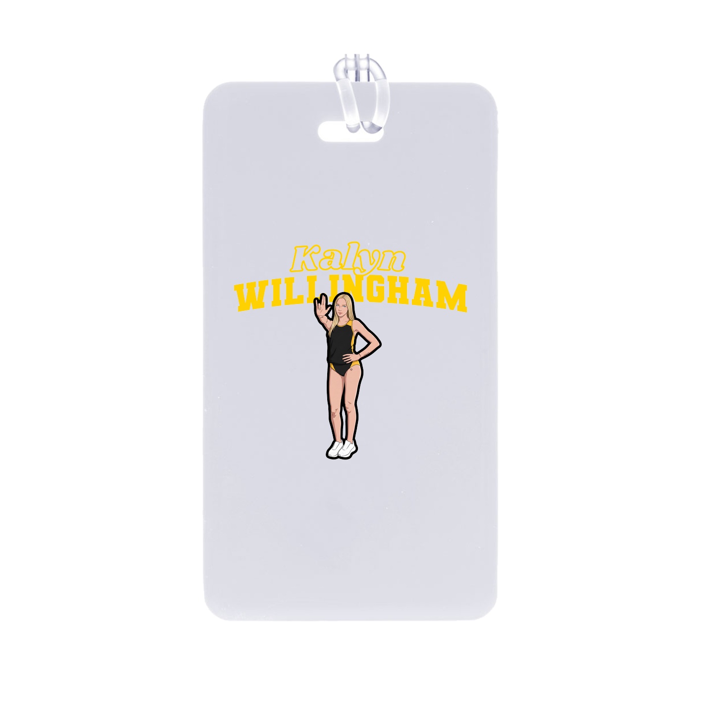 Bag Tag — Name Arch in Classic