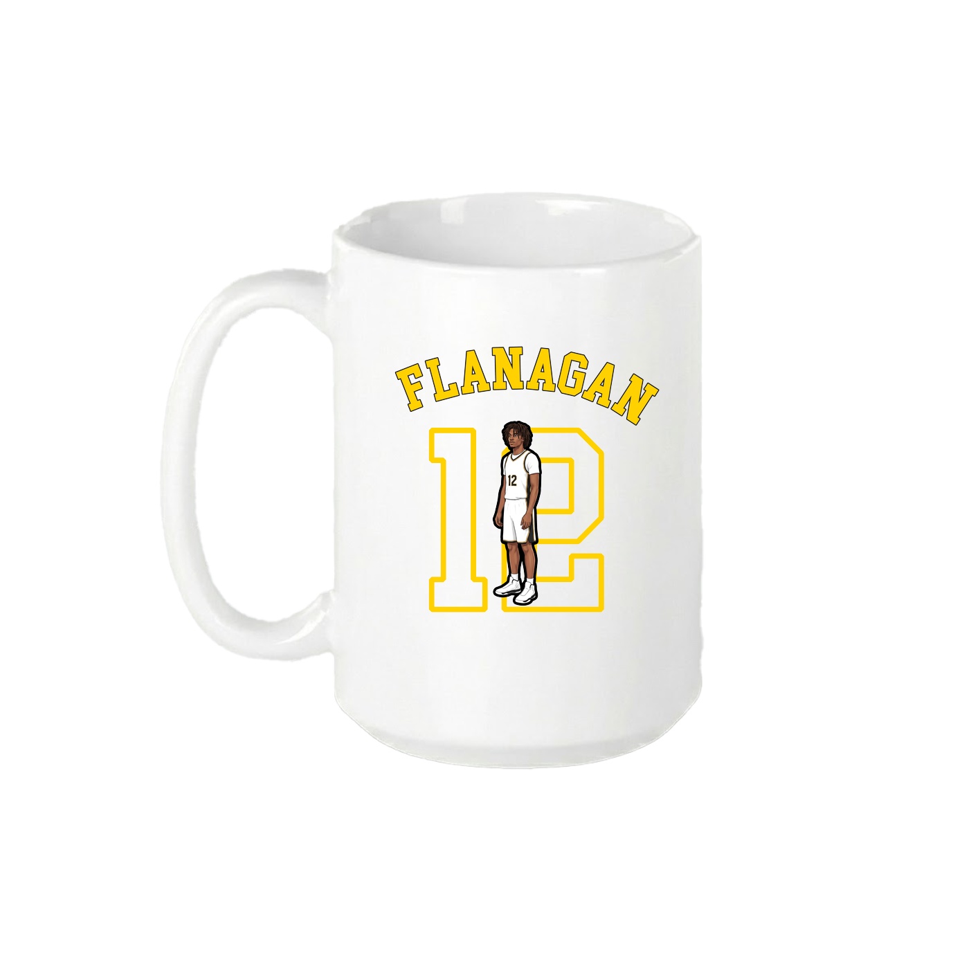 15oz Coffee Mug — Shirsey Arch in White