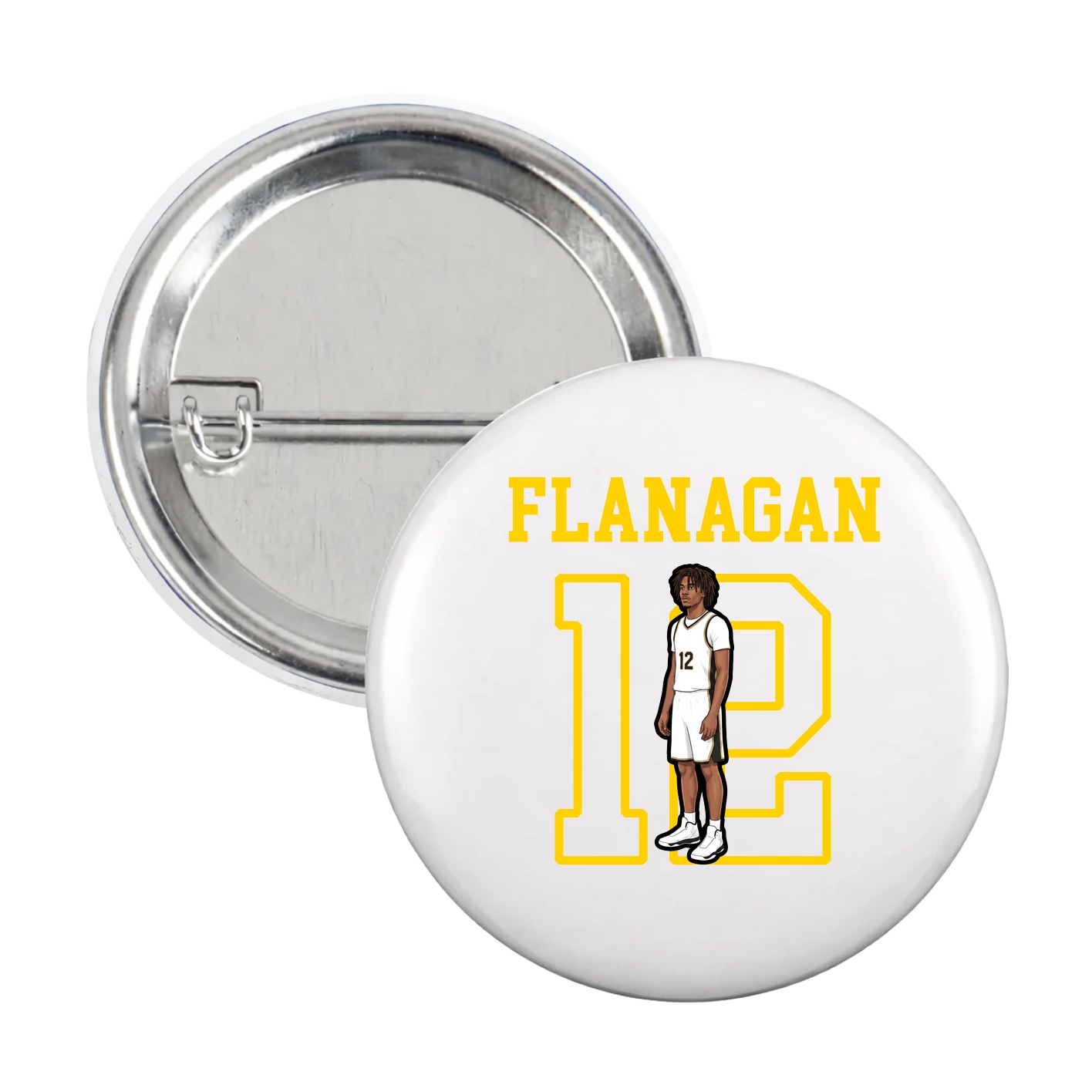 Game Day Button — Shirsey in White