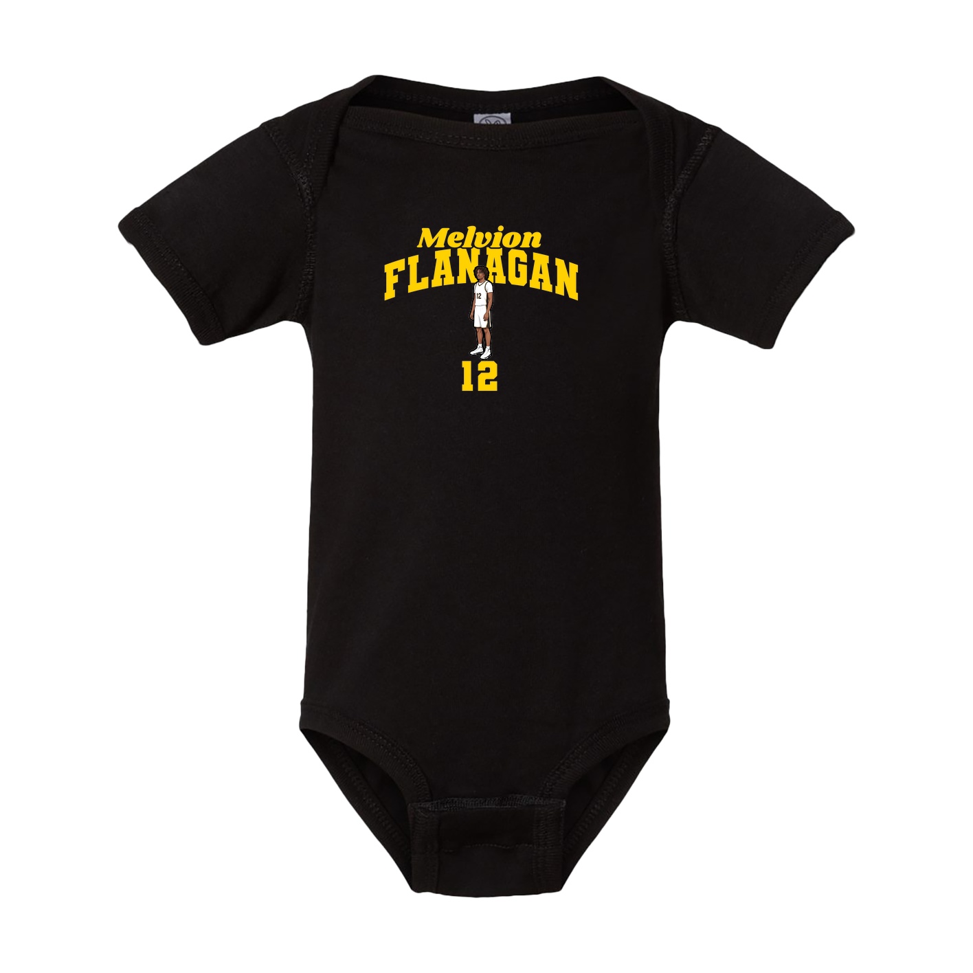 Baby Onesie — Signature Arch in Black