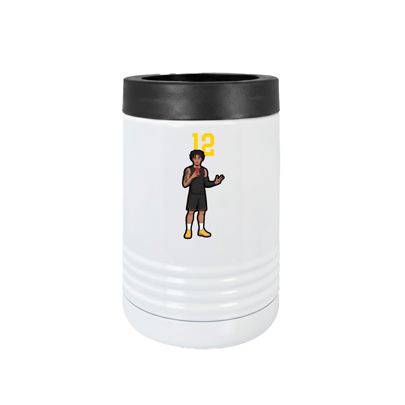 Beverage Holder — Number Top in White