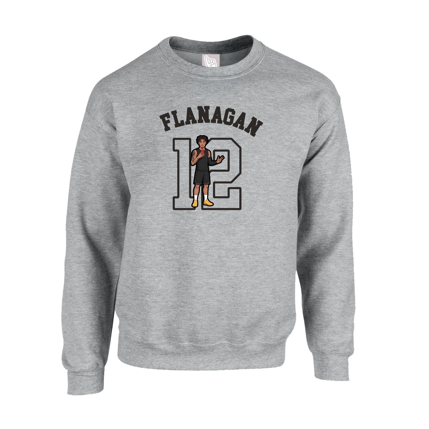 Fleece Crew — Shirsey Arch in Grey