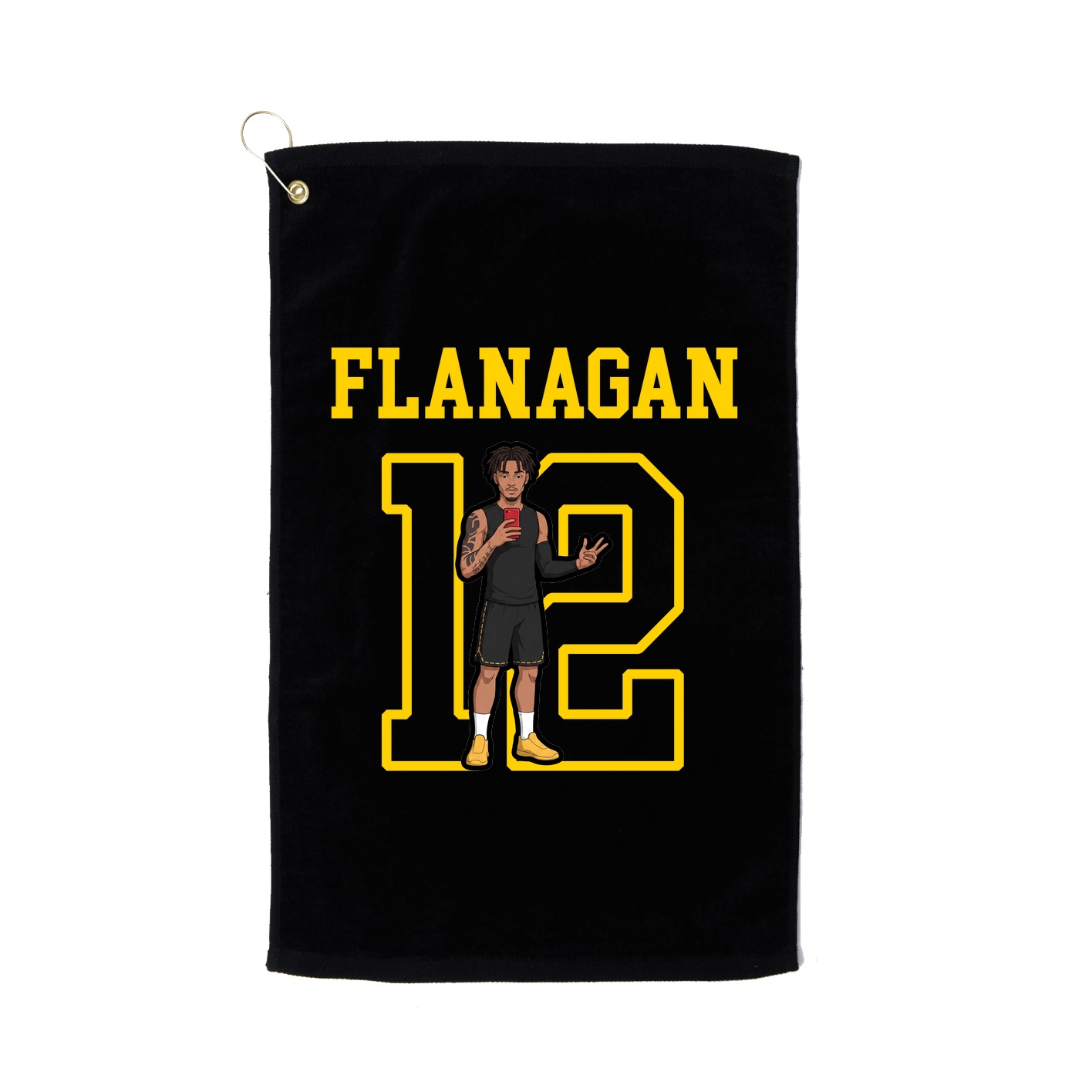 Golf Towel — Shirsey in Black