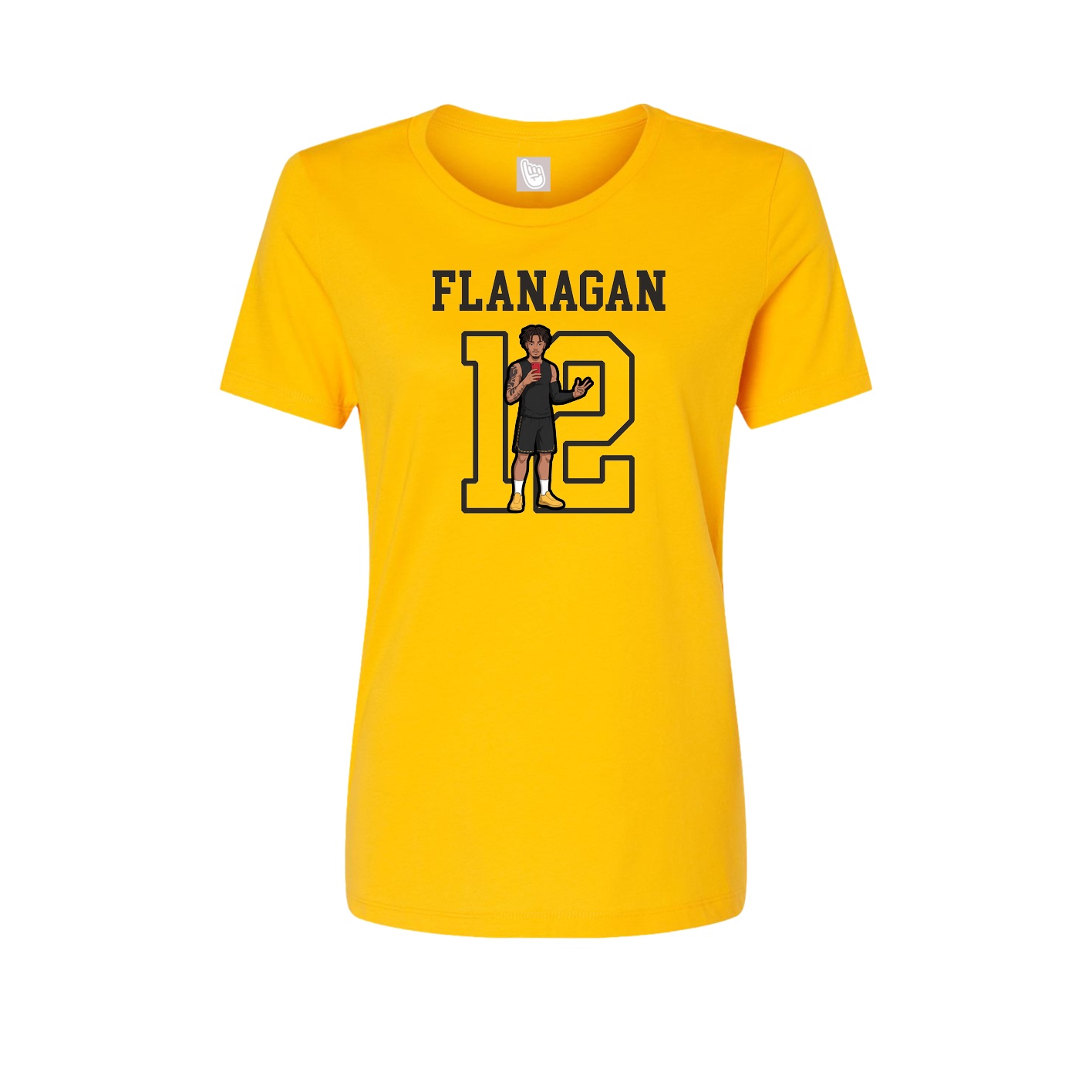 Fitted Women's Tee — Shirsey in Gold