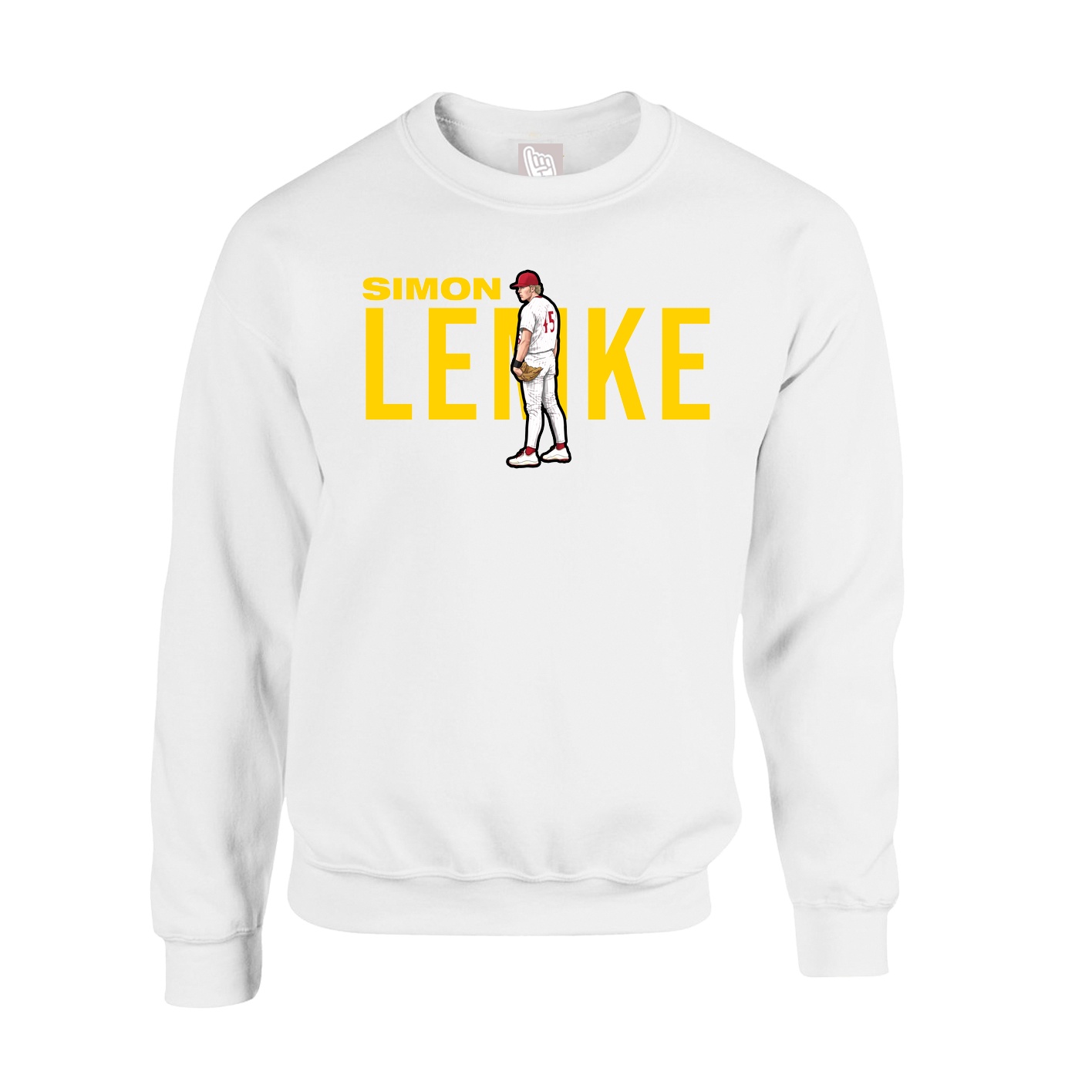 Fleece Crew — Player Name in White