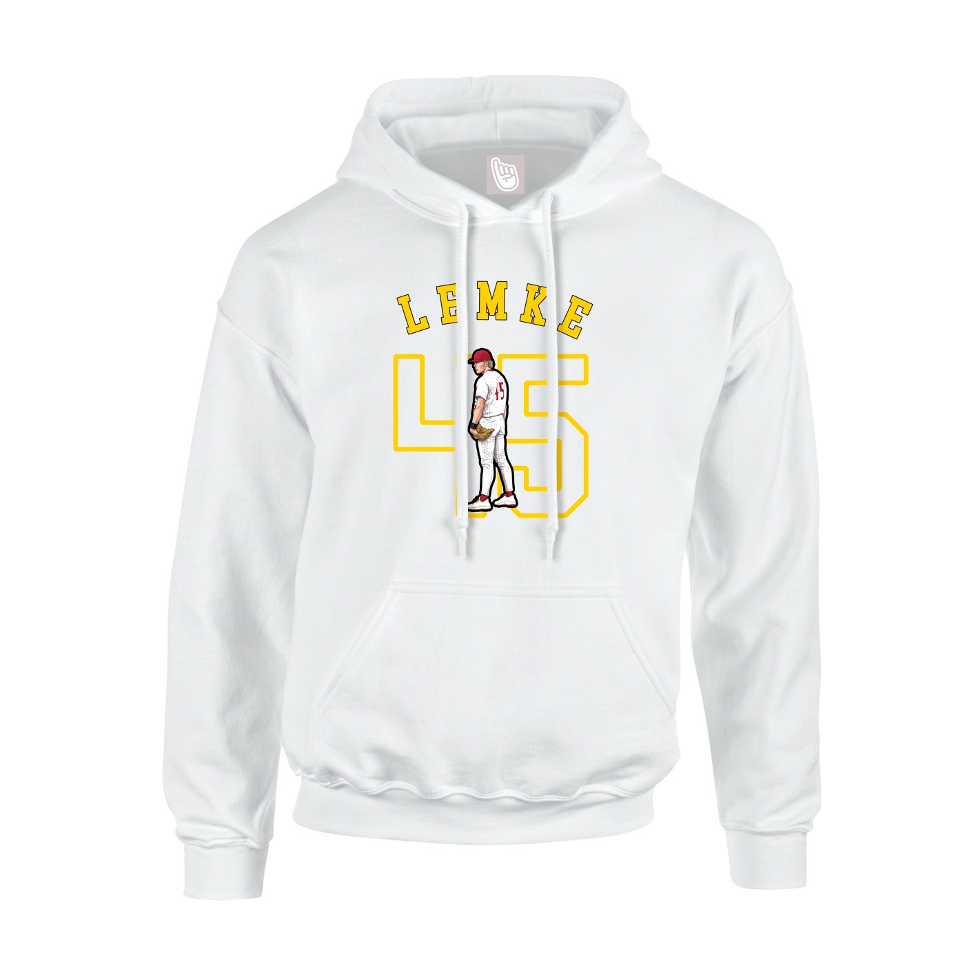 Hoodie — Shirsey Arch in White