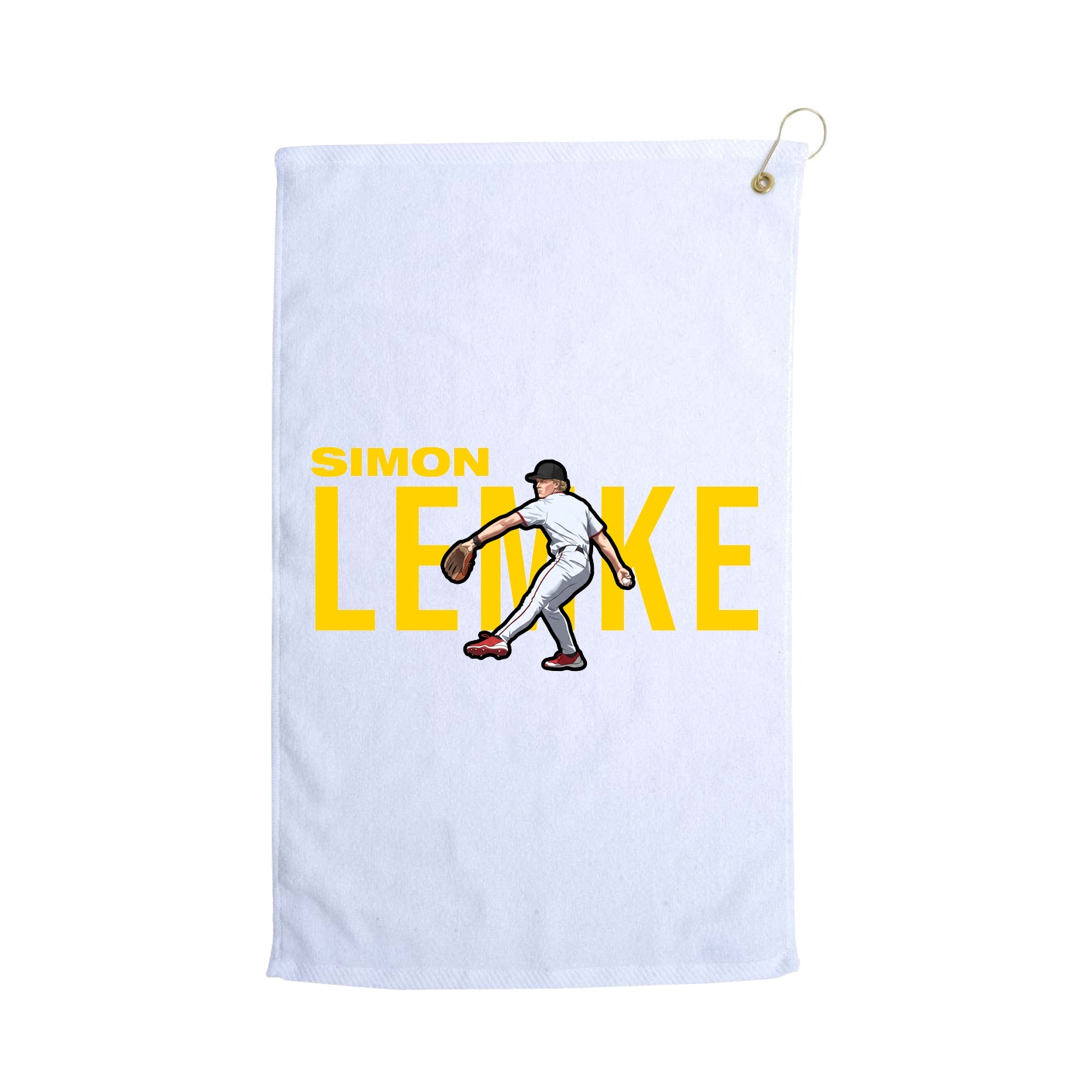 Golf Towel — Player Name in White