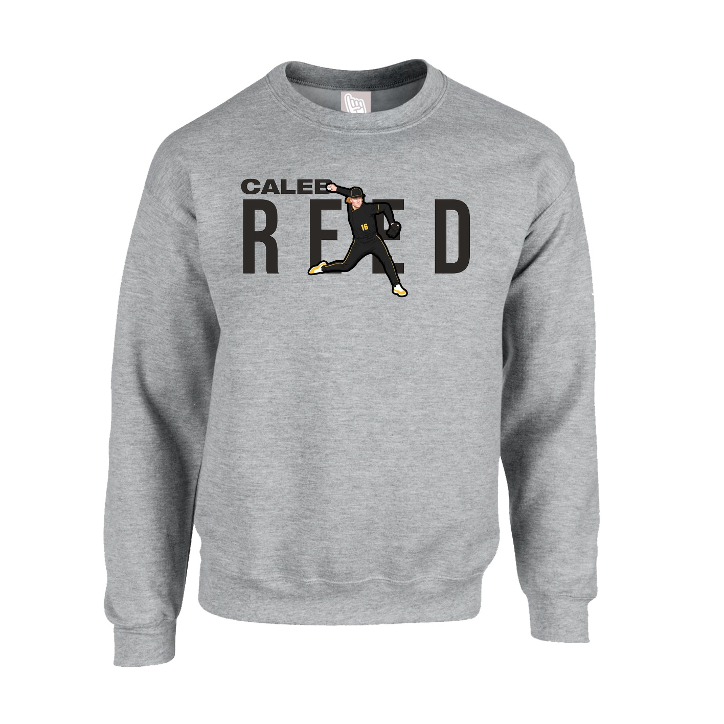 Fleece Crew — Player Name in Grey