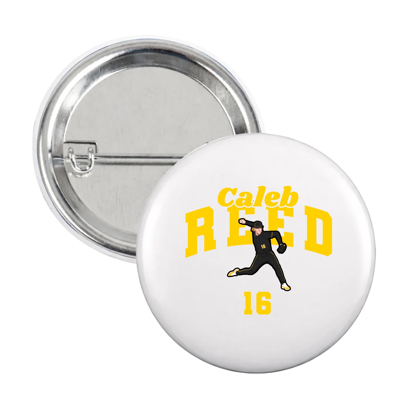 Game Day Button — Signature Arch in White