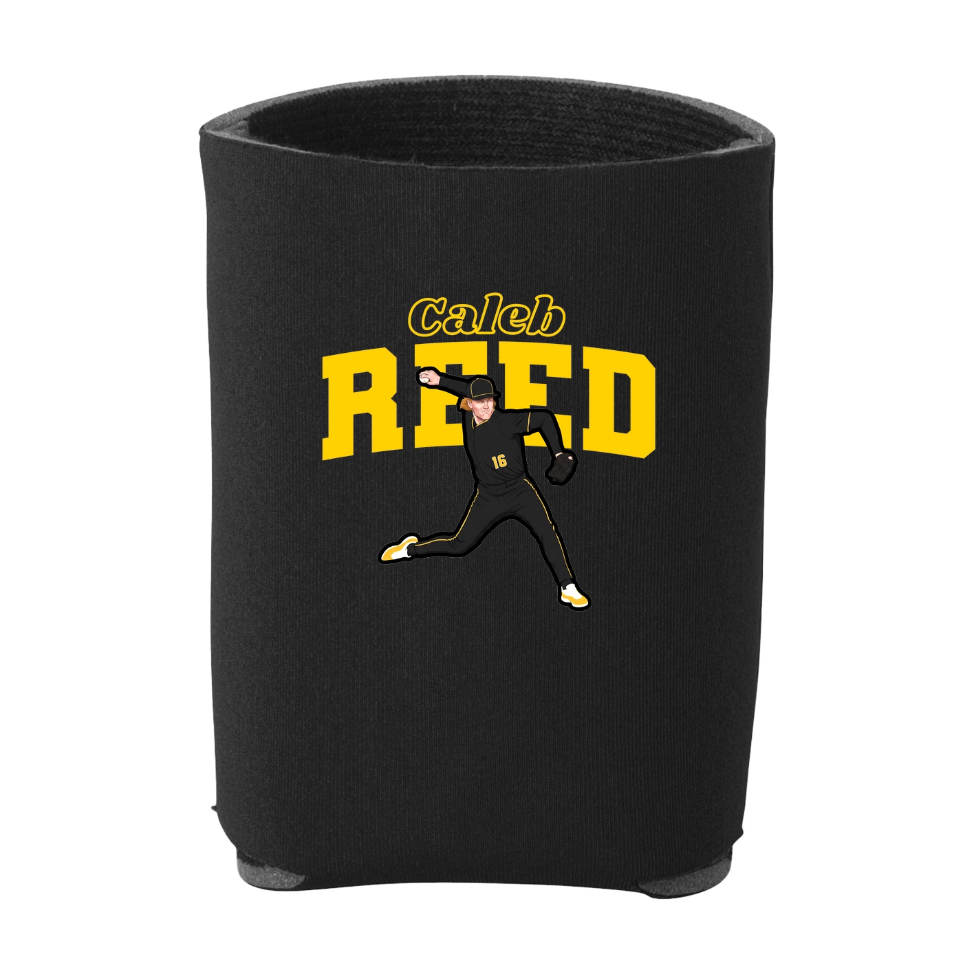 Can Holder — Name Arch in Black