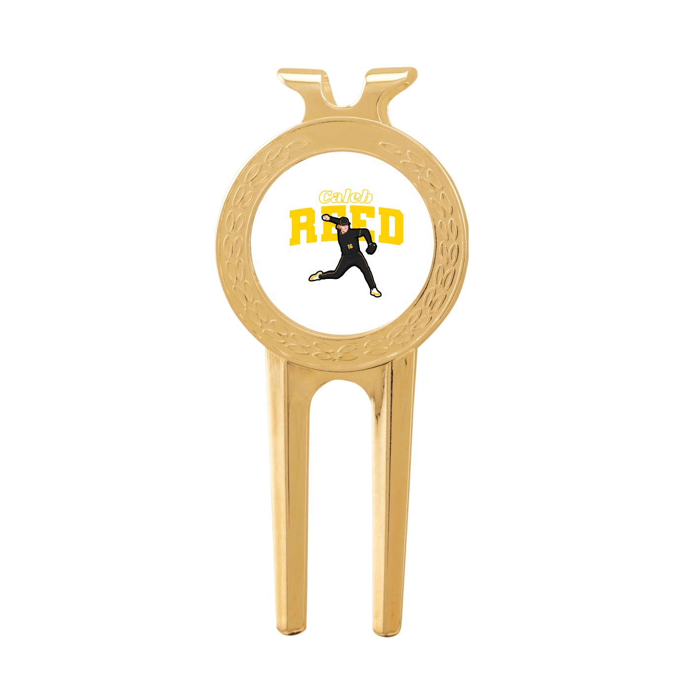 Divot Tool with Ball Marker — Name Arch in Classic