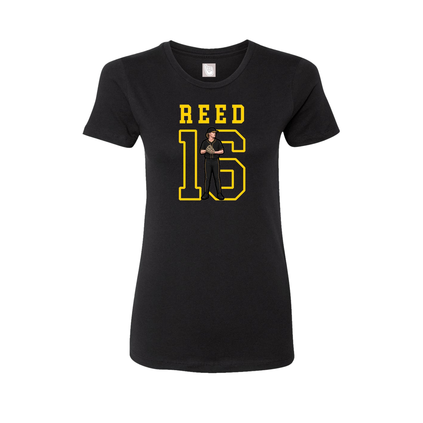Fitted Women's Tee — Shirsey in Black
