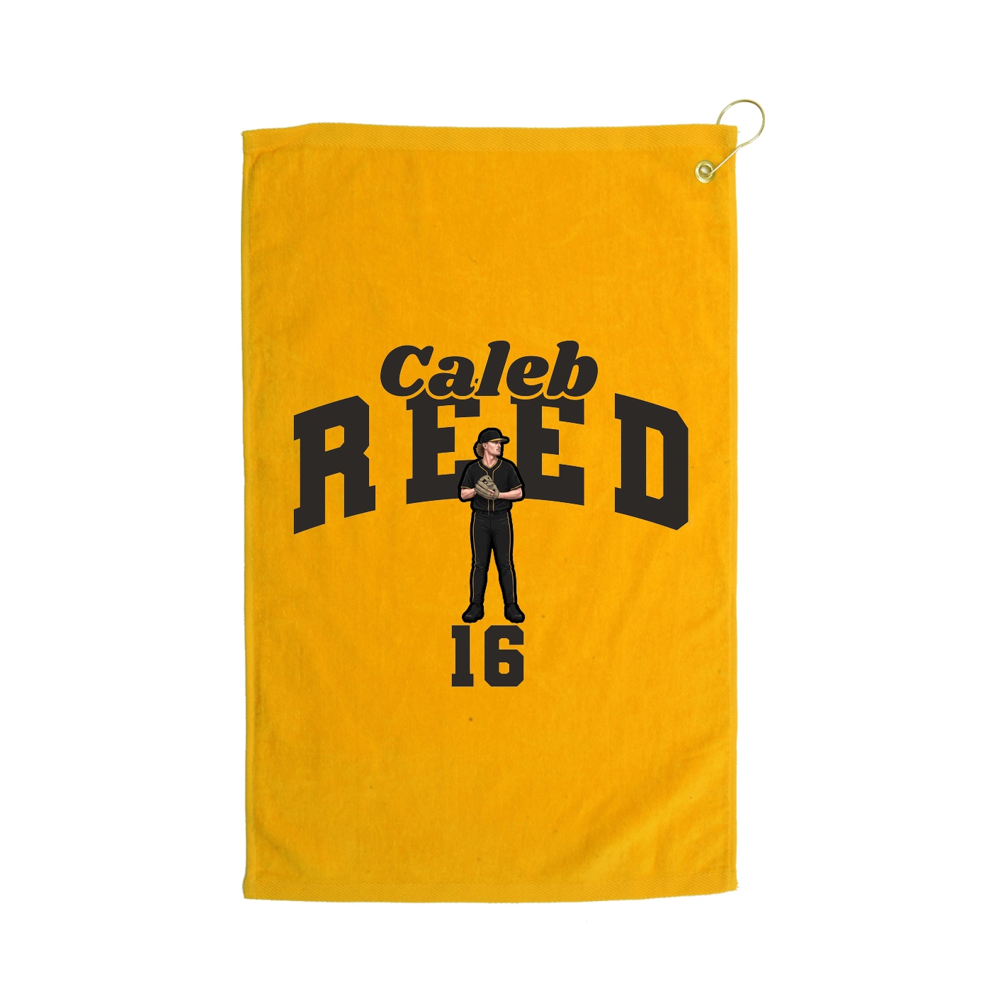 Golf Towel — Signature Arch in Gold