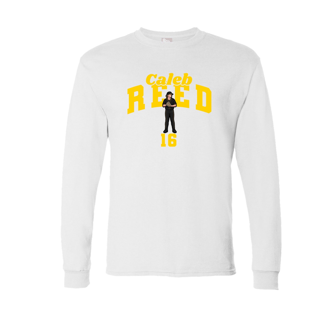 Long Sleeve Tee — Signature Arch in White