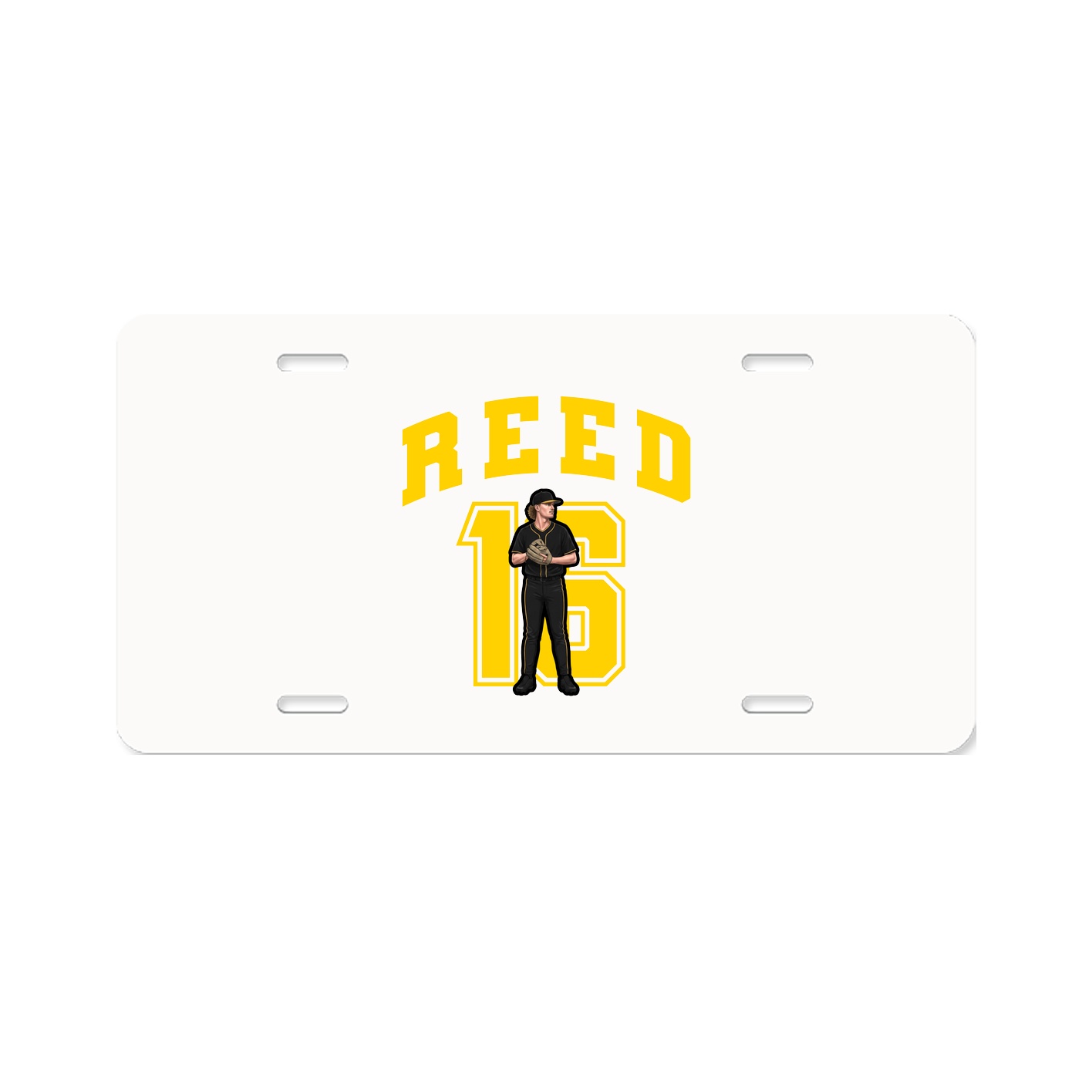 License Plate — Number in Classic
