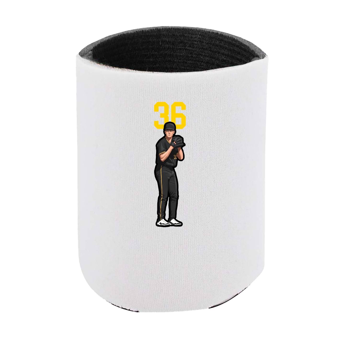 Can Holder — Number Top in White