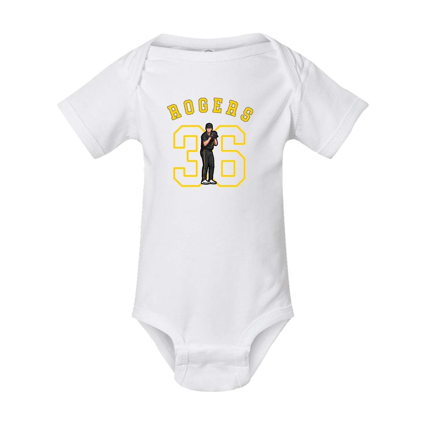 Baby Onesie — Shirsey Arch in White