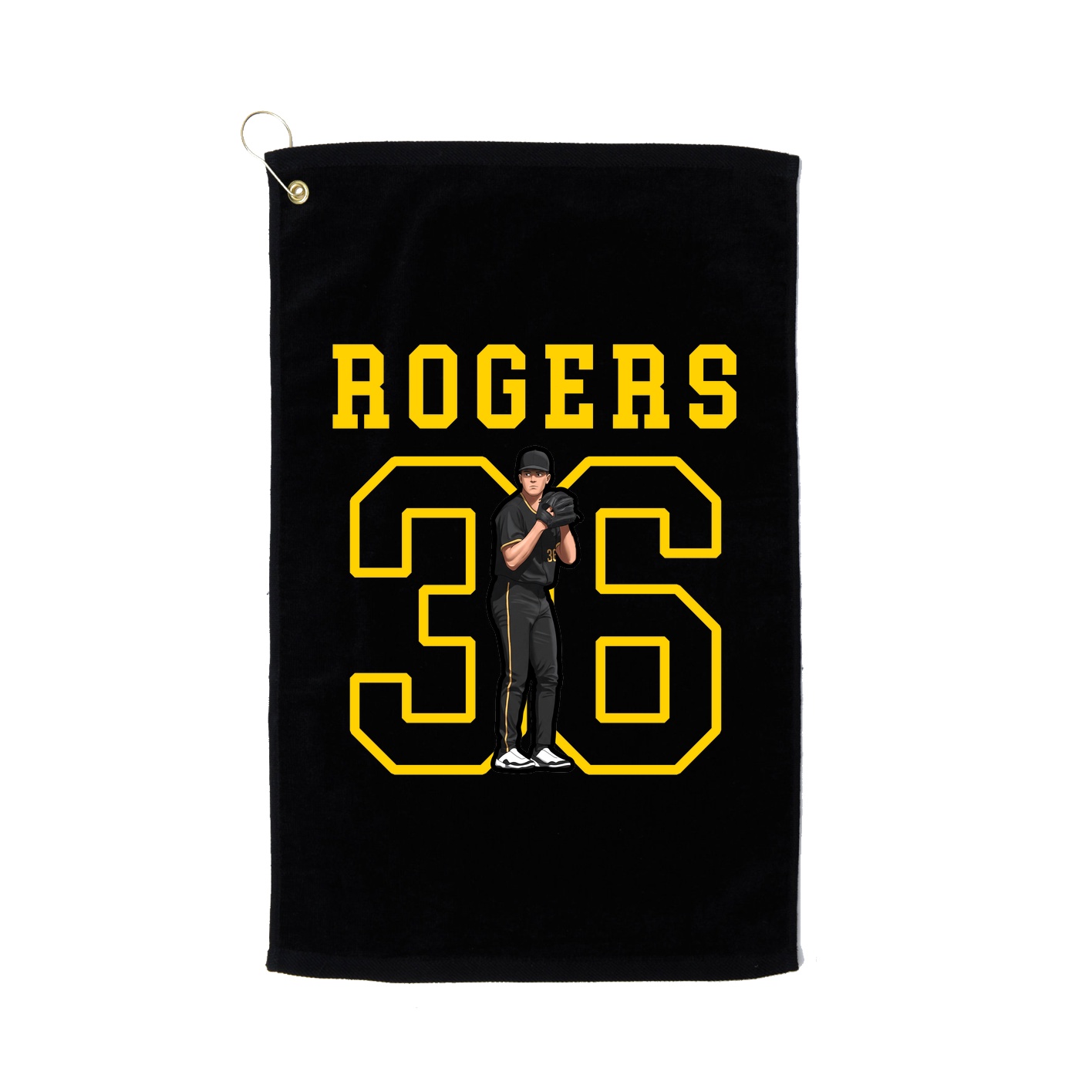 Golf Towel — Shirsey in Black