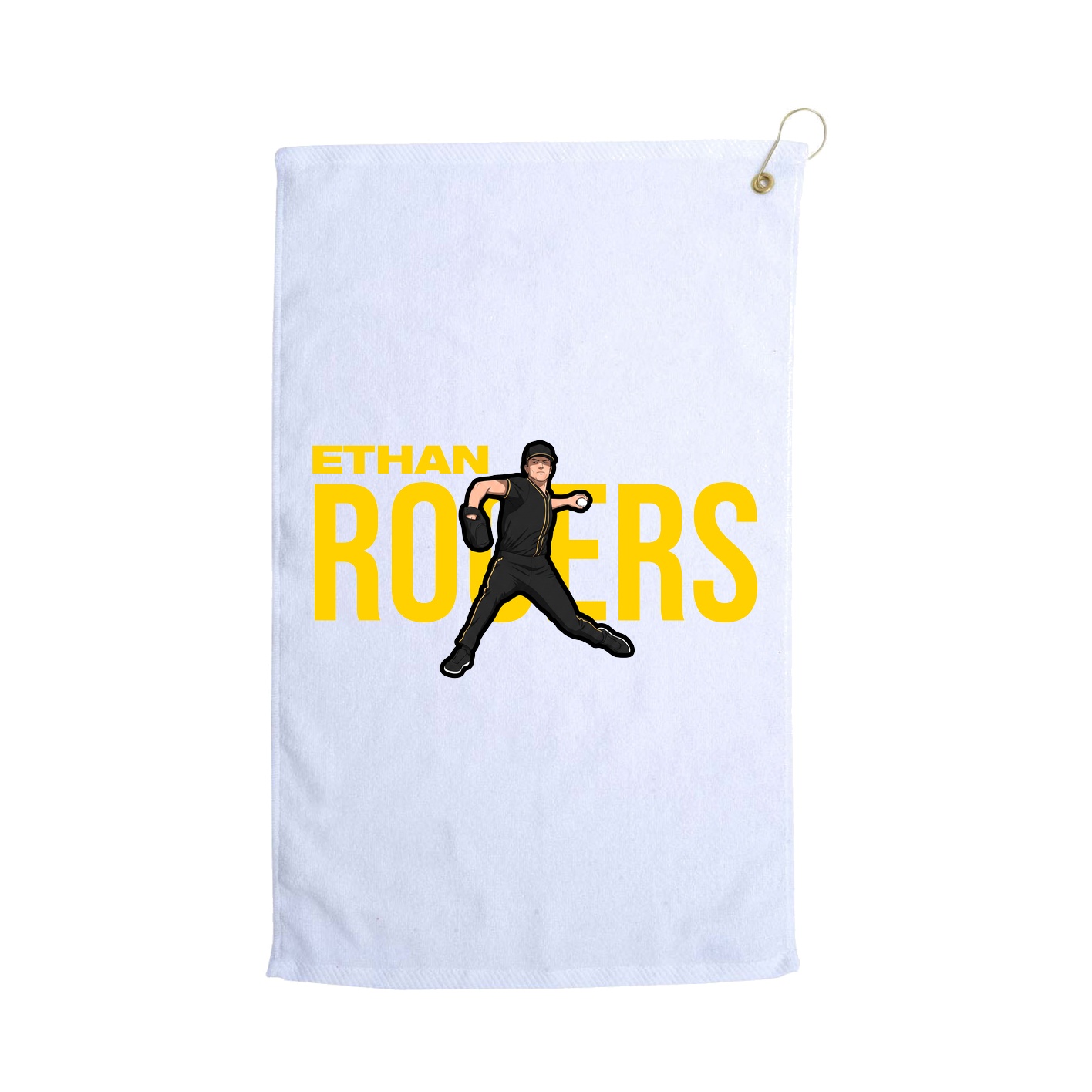 Golf Towel — Player Name in White