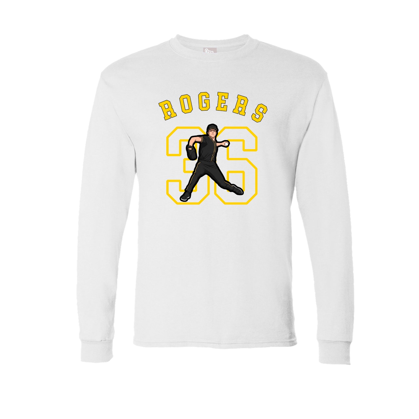 Long Sleeve Tee — Shirsey Arch in White
