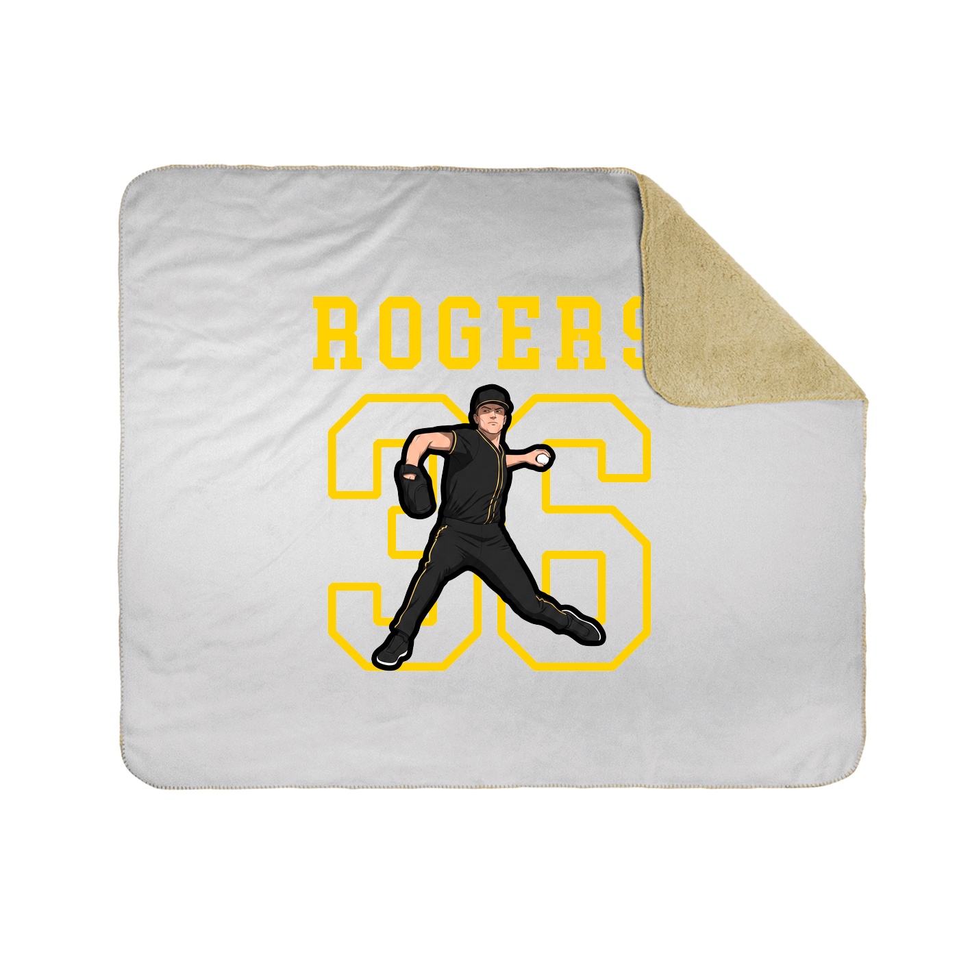 Throw Blanket — Shirsey in White