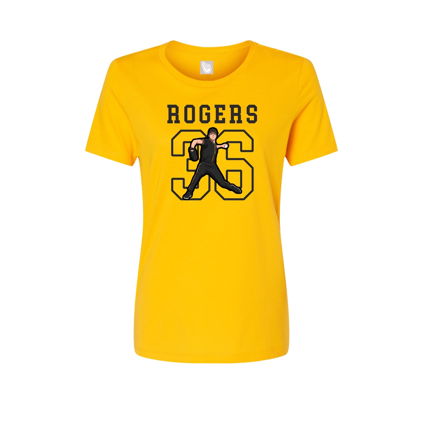 Fitted Women's Tee — Shirsey in Gold