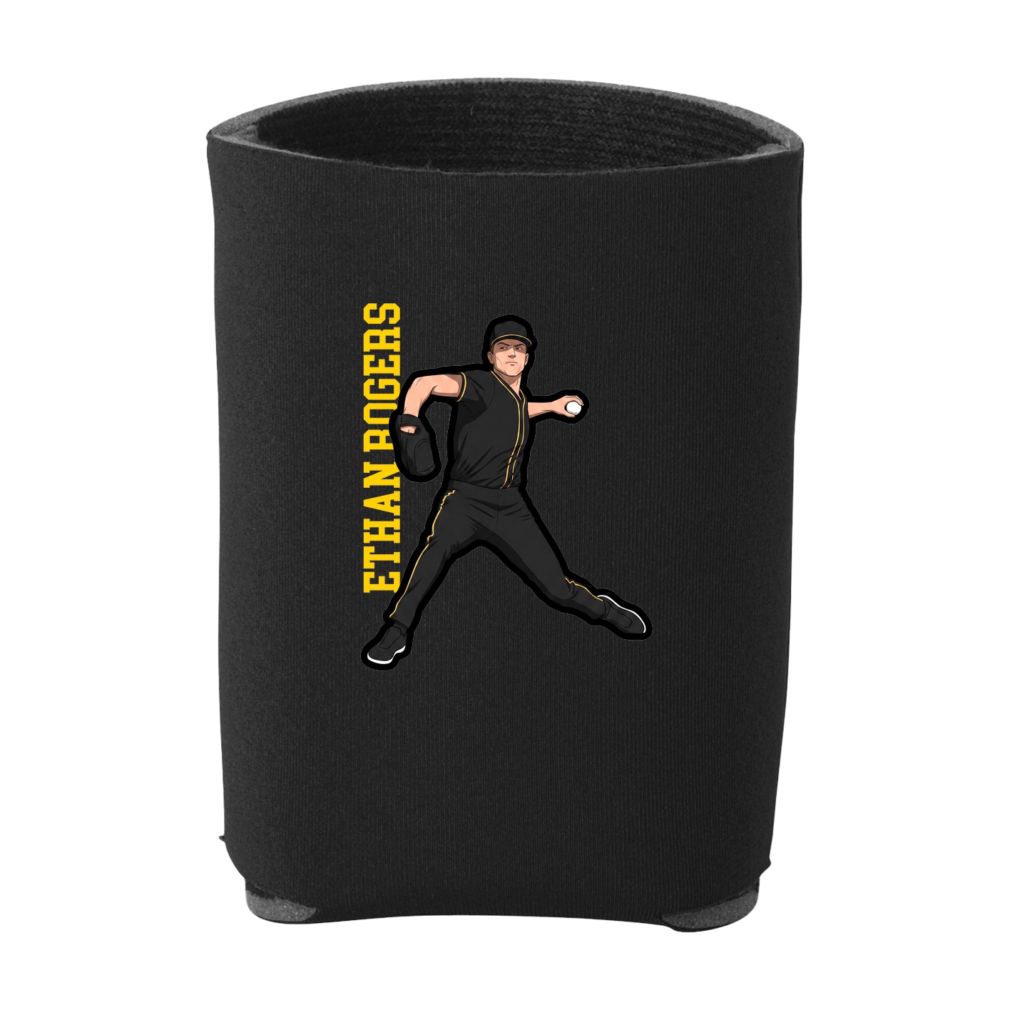 Can Holder — Name Vertical in Black
