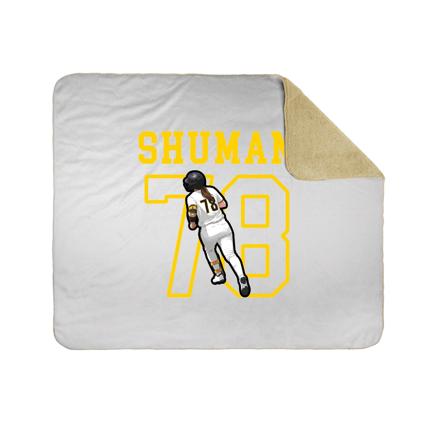 Throw Blanket — Shirsey in White
