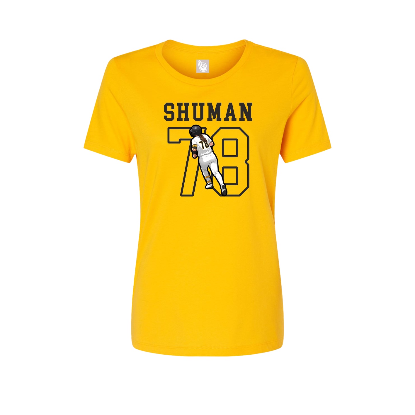 Fitted Women's Tee — Shirsey in Gold