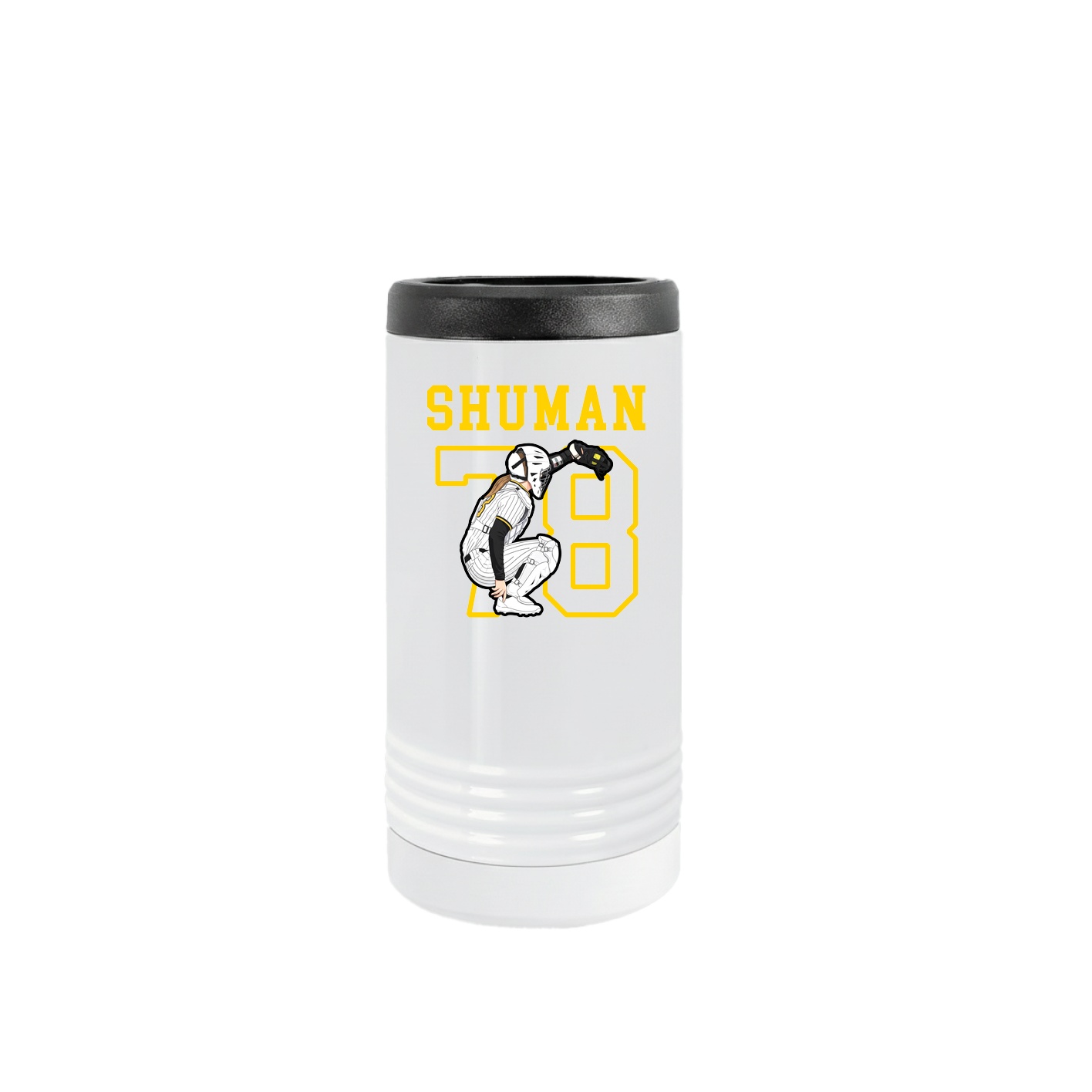 Slim Beverage Holder — Shirsey in White