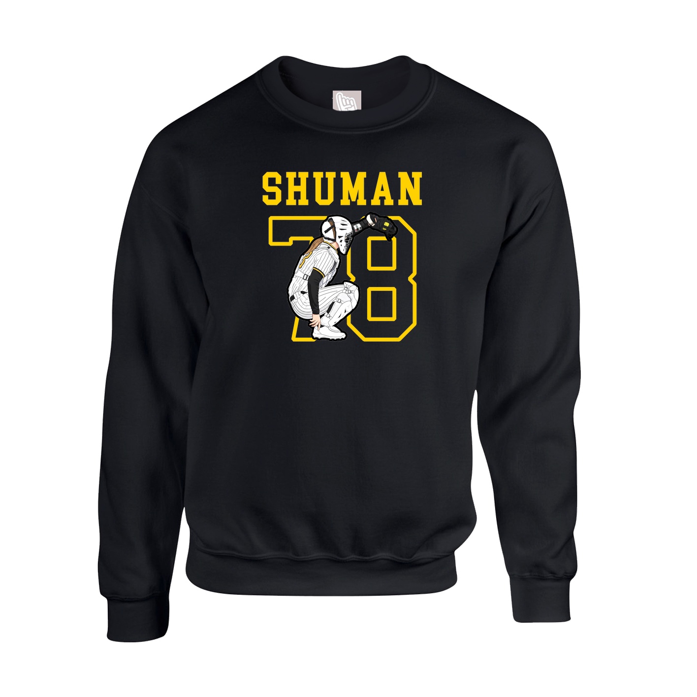 Fleece Crew — Shirsey in Black