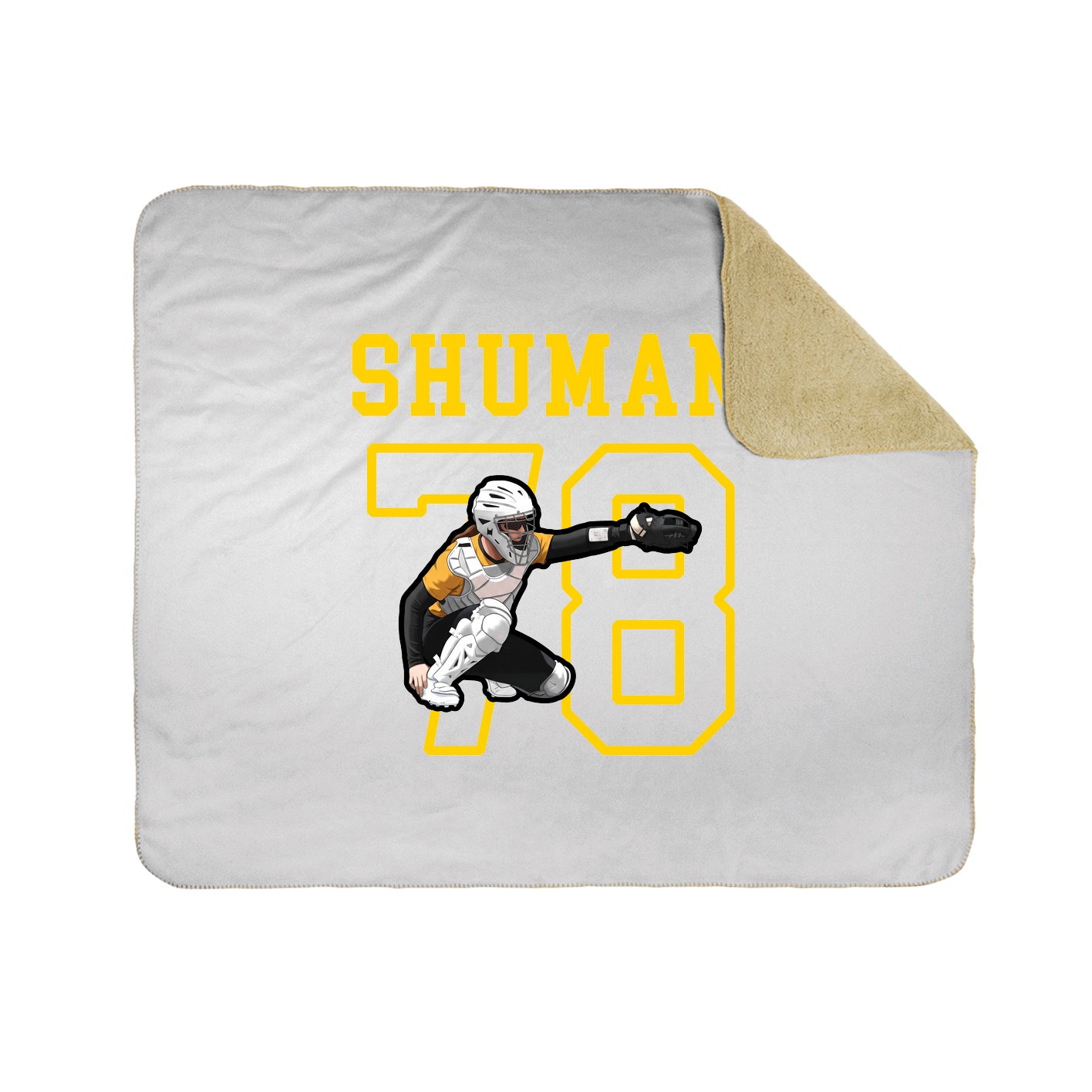Throw Blanket — Shirsey in White