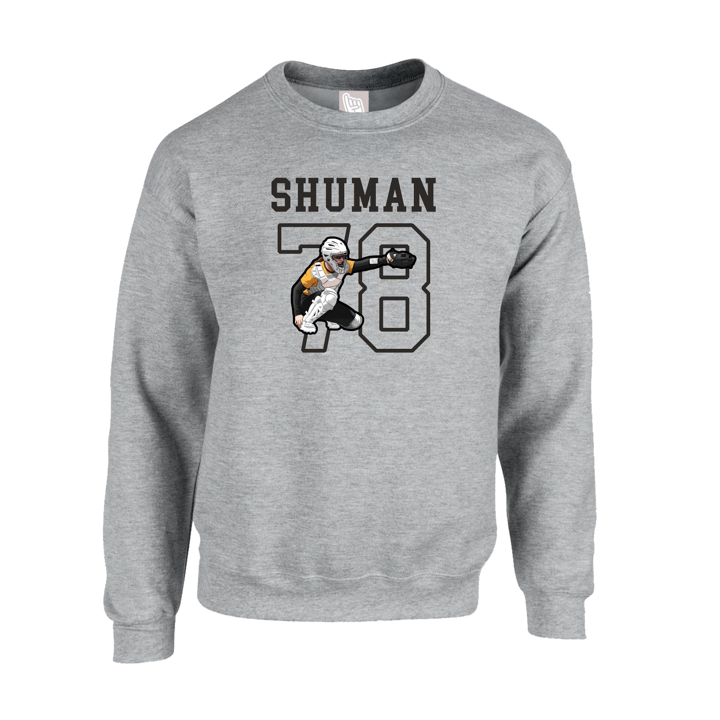 Fleece Crew — Shirsey in Grey