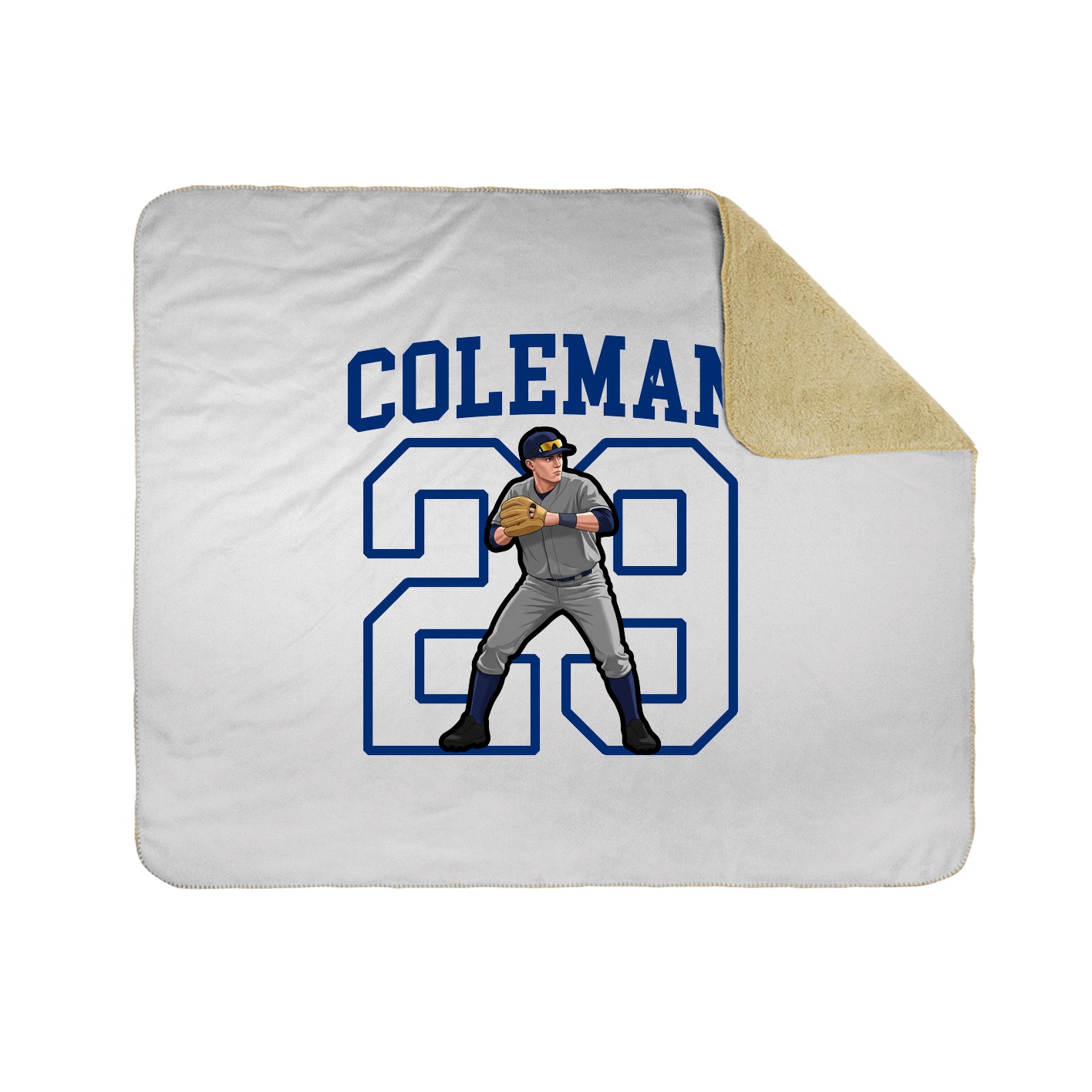 Throw Blanket — Shirsey in White