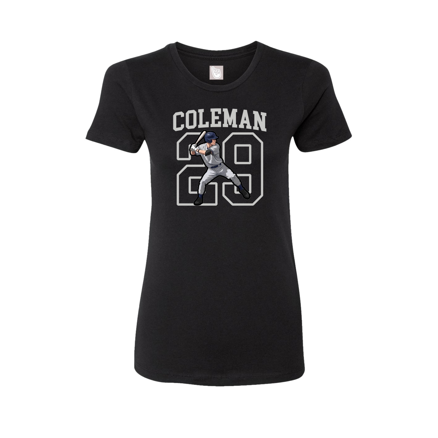 Fitted Women's Tee — Shirsey in Black