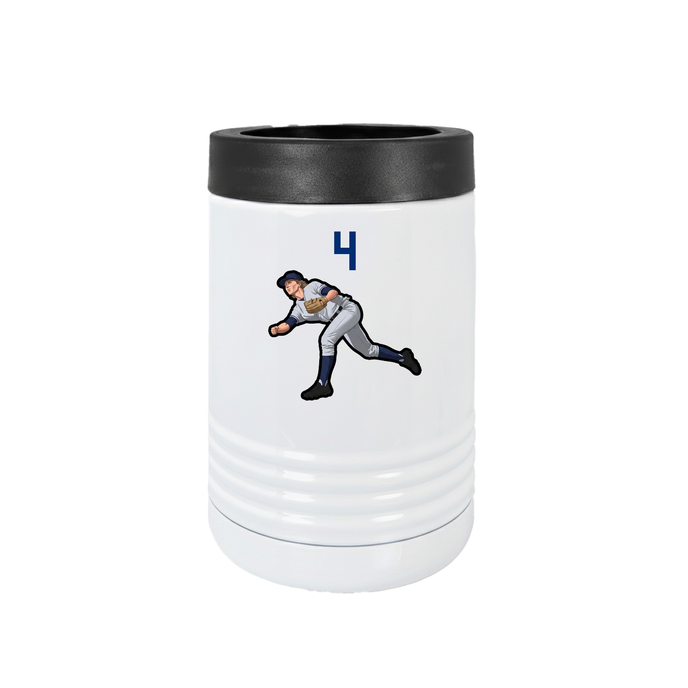 Beverage Holder — Number Top in White