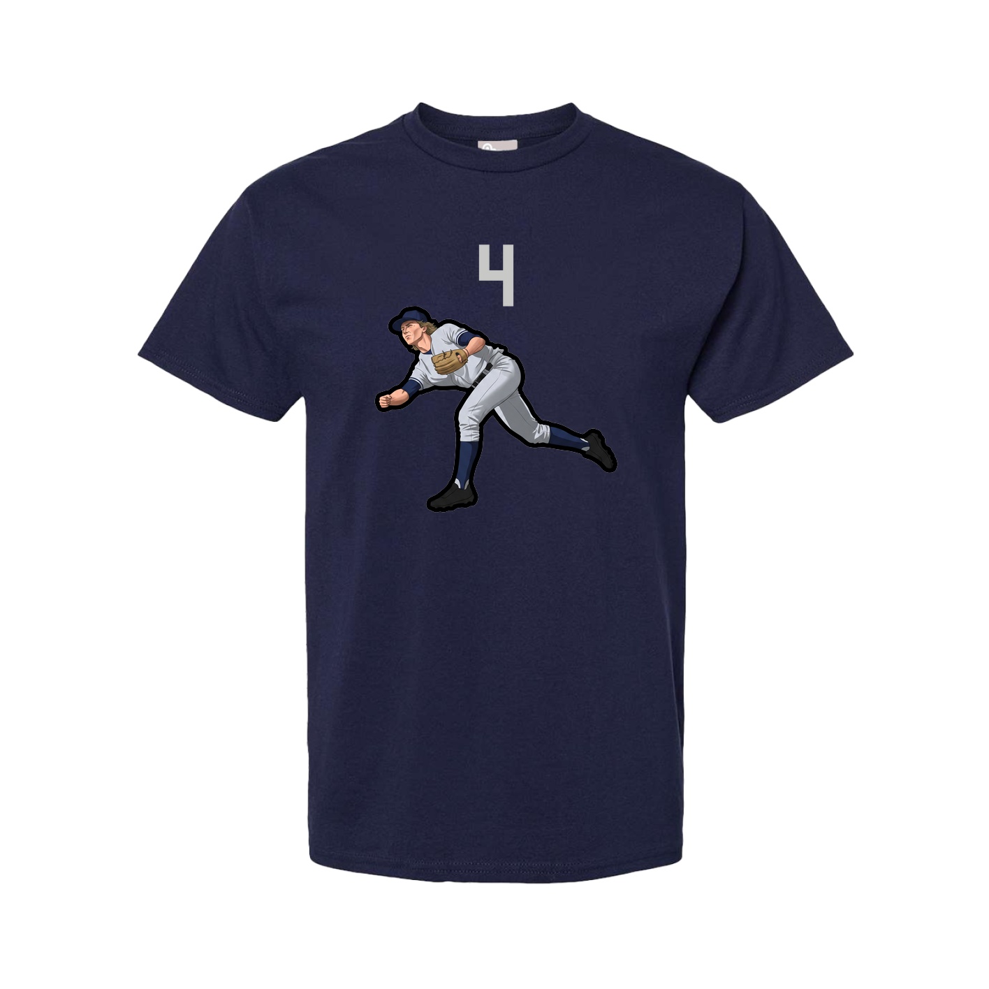 Tee — Number Top in Navy