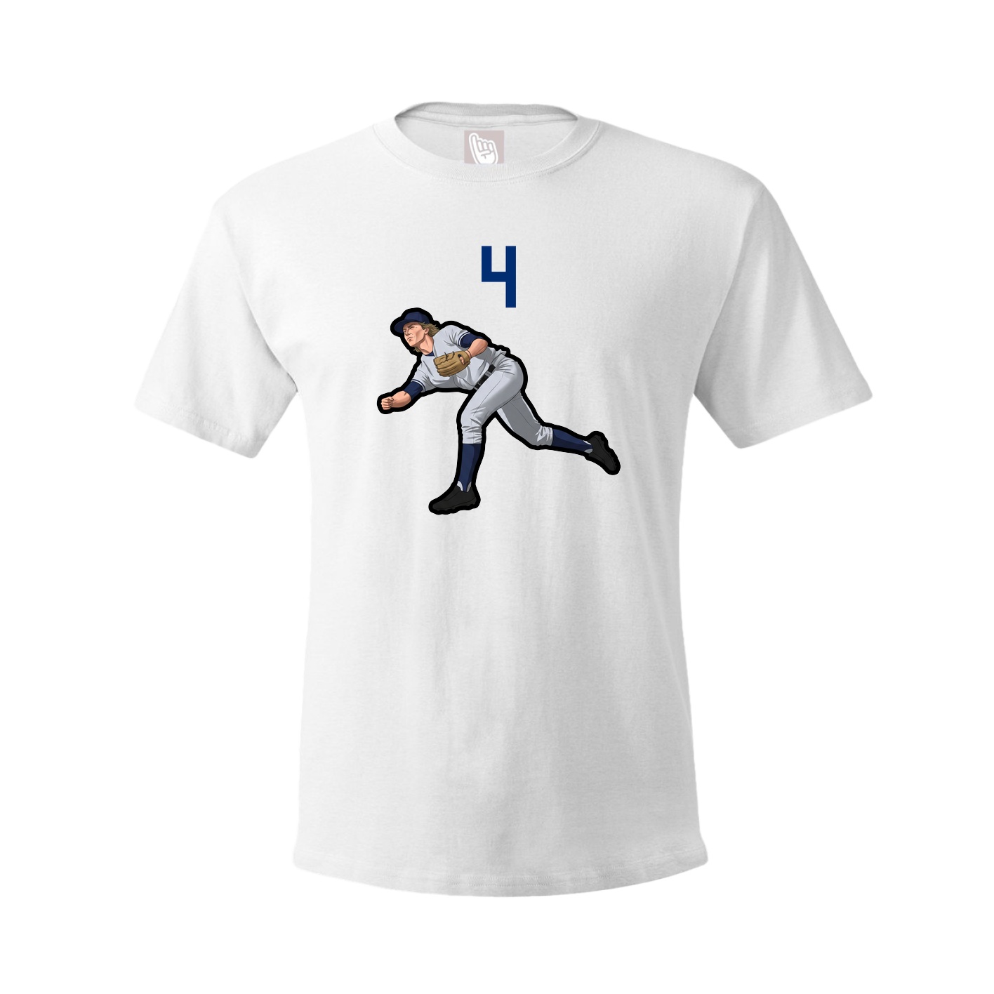 Tee — Number Top in White
