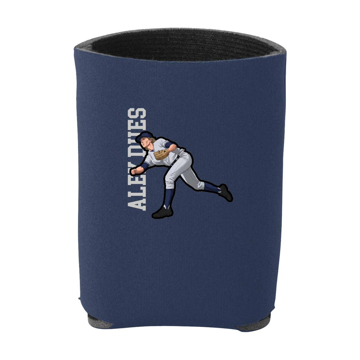 Can Holder — Name Vertical in Navy