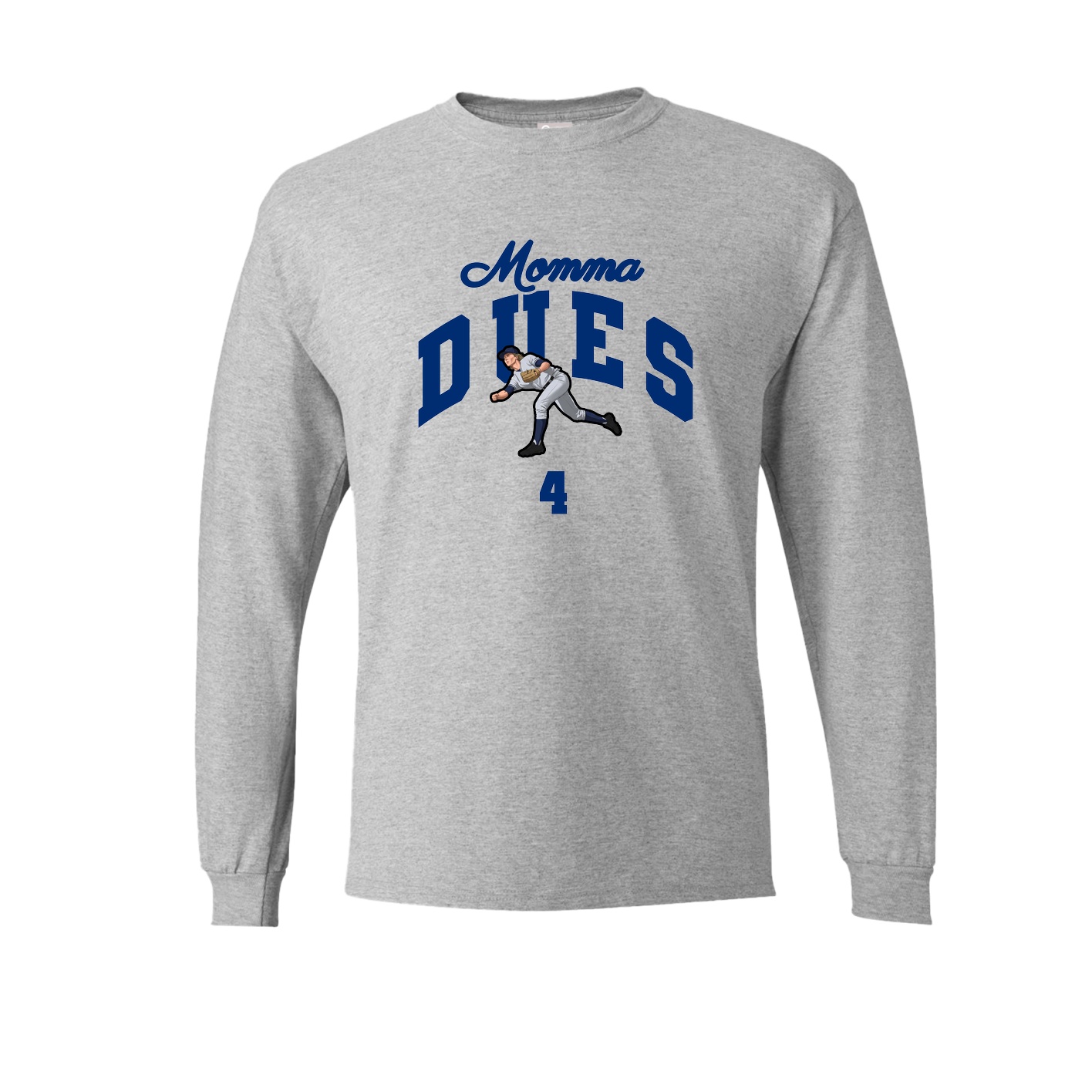 Long Sleeve Tee — Mothers Day Arch in Grey