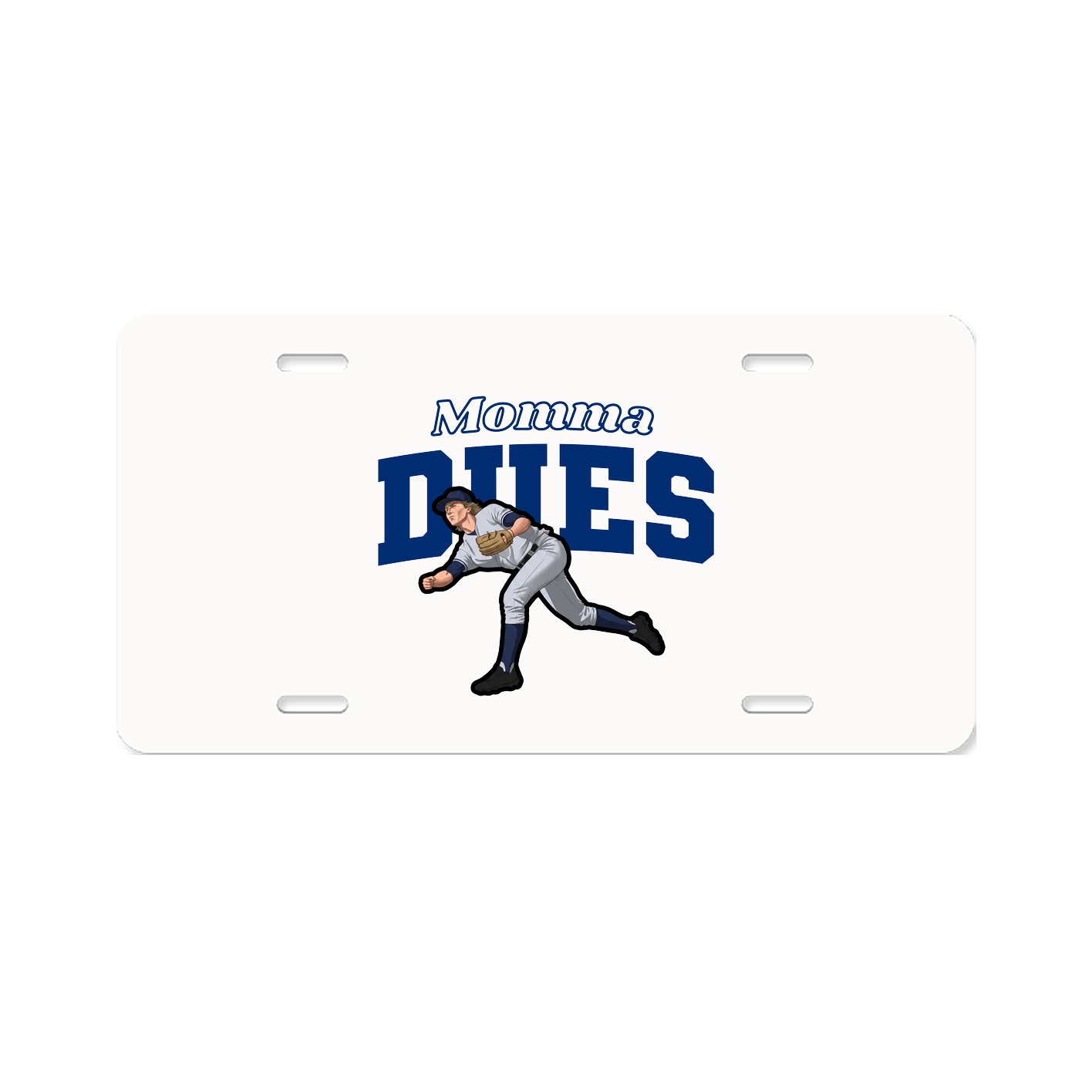 License Plate — Mothers Day Block in Classic