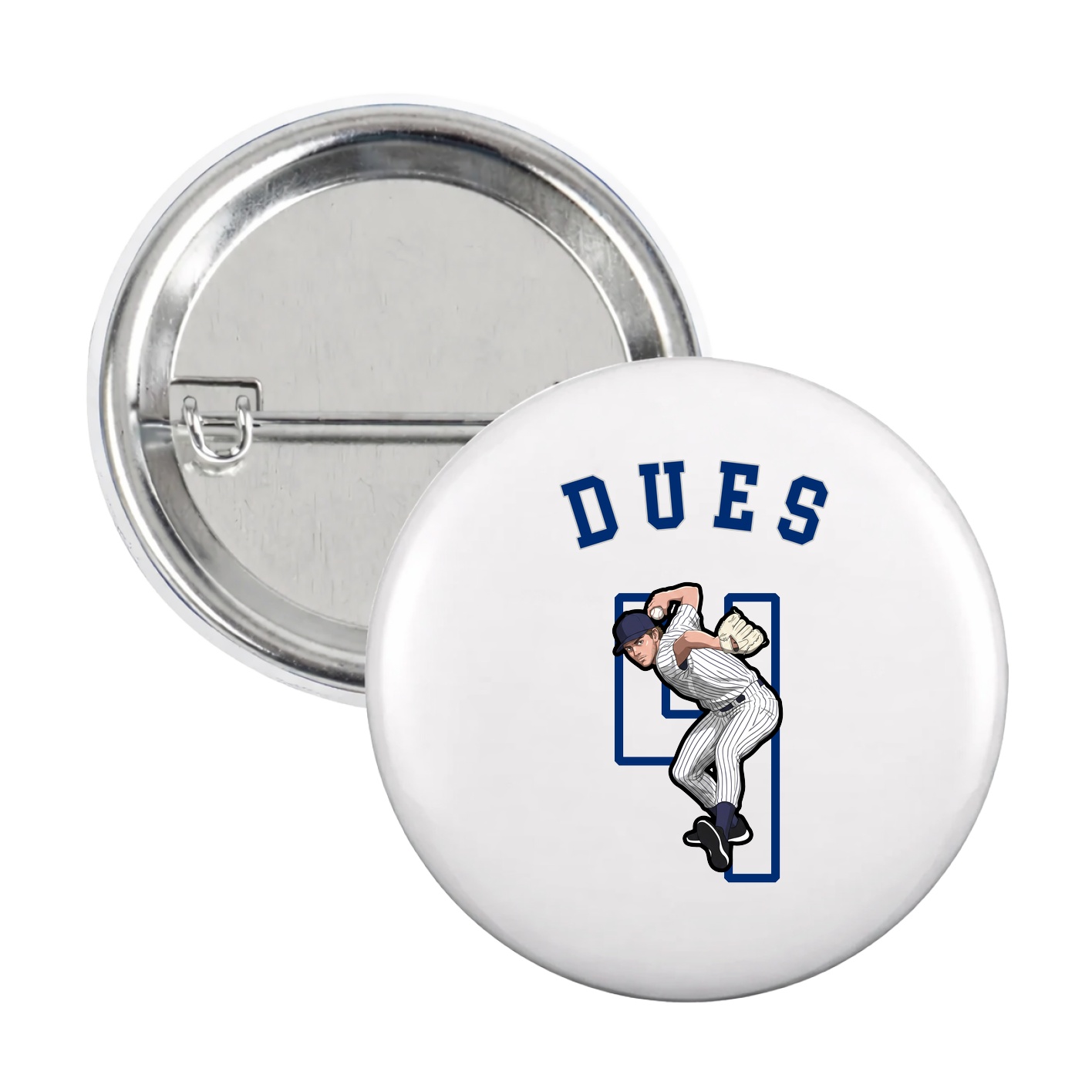 Game Day Button — Shirsey Arch in White