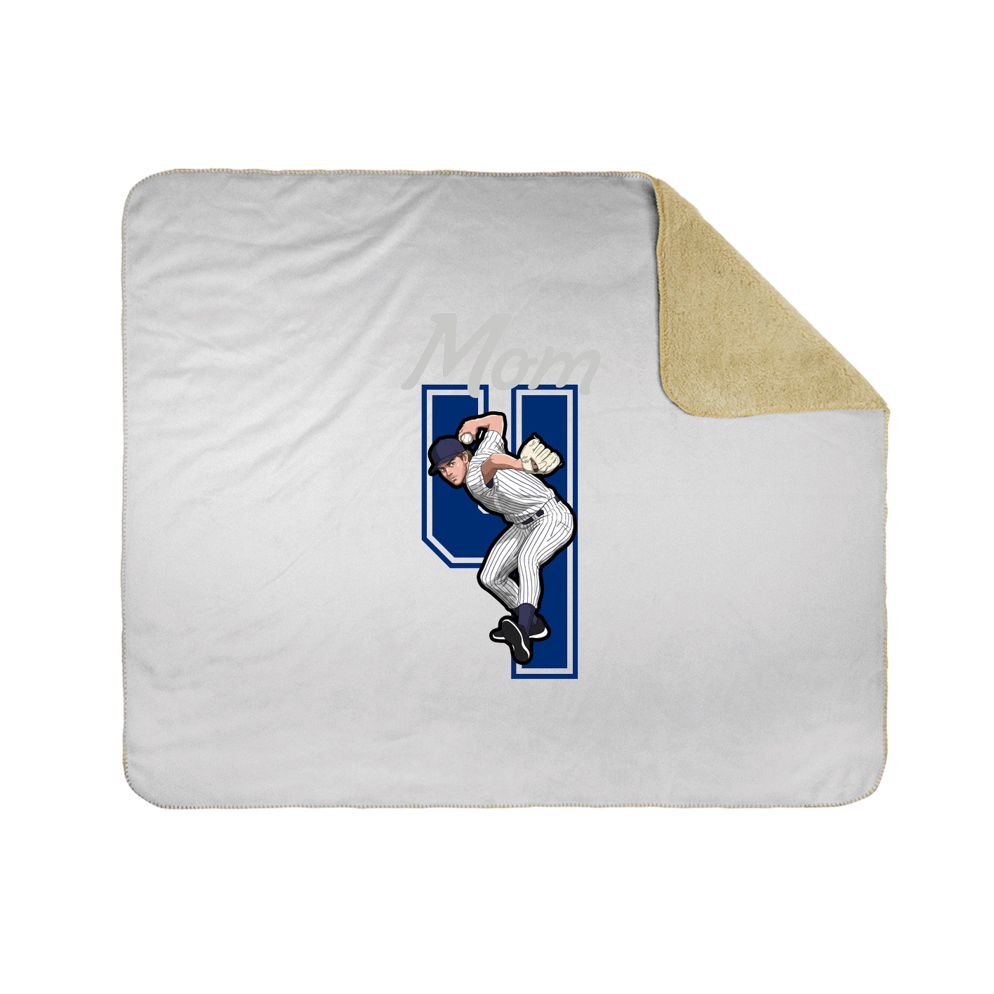 Throw Blanket — Mothers Day Shirsey in White