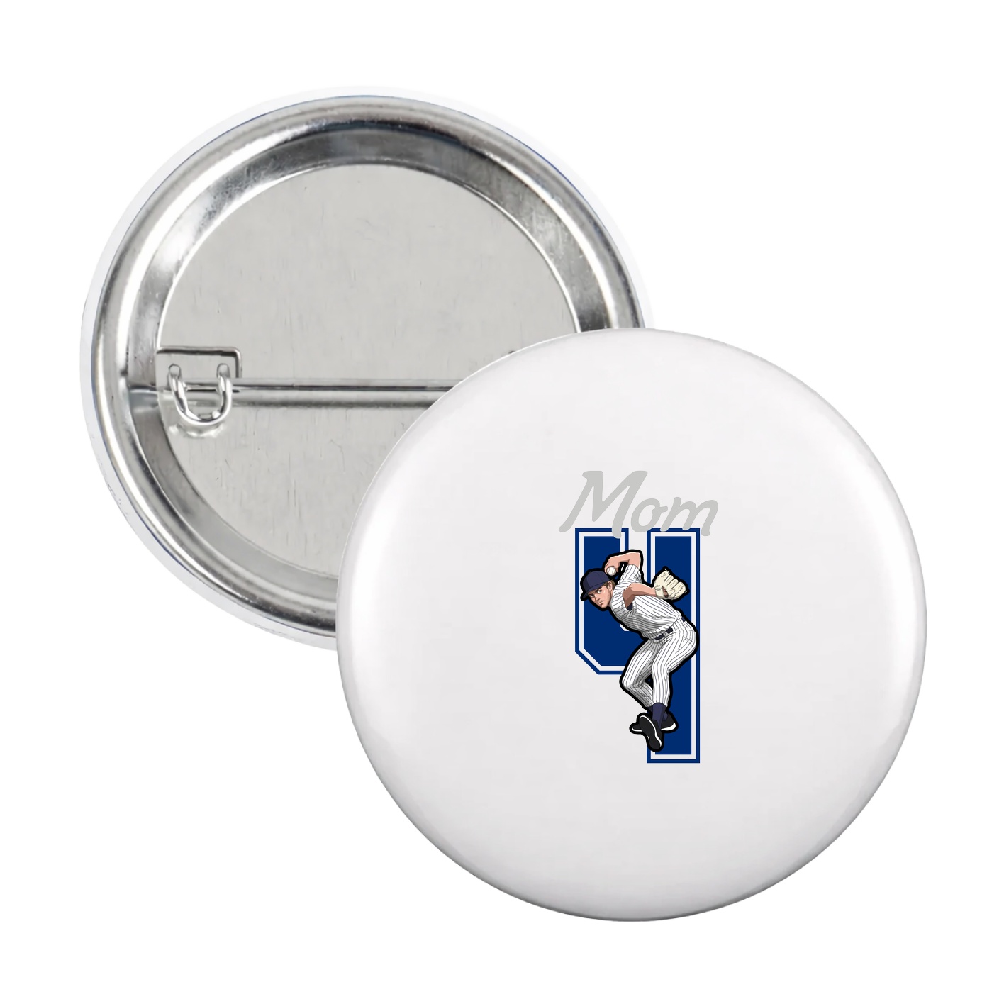 Game Day Button — Mothers Day Shirsey in White